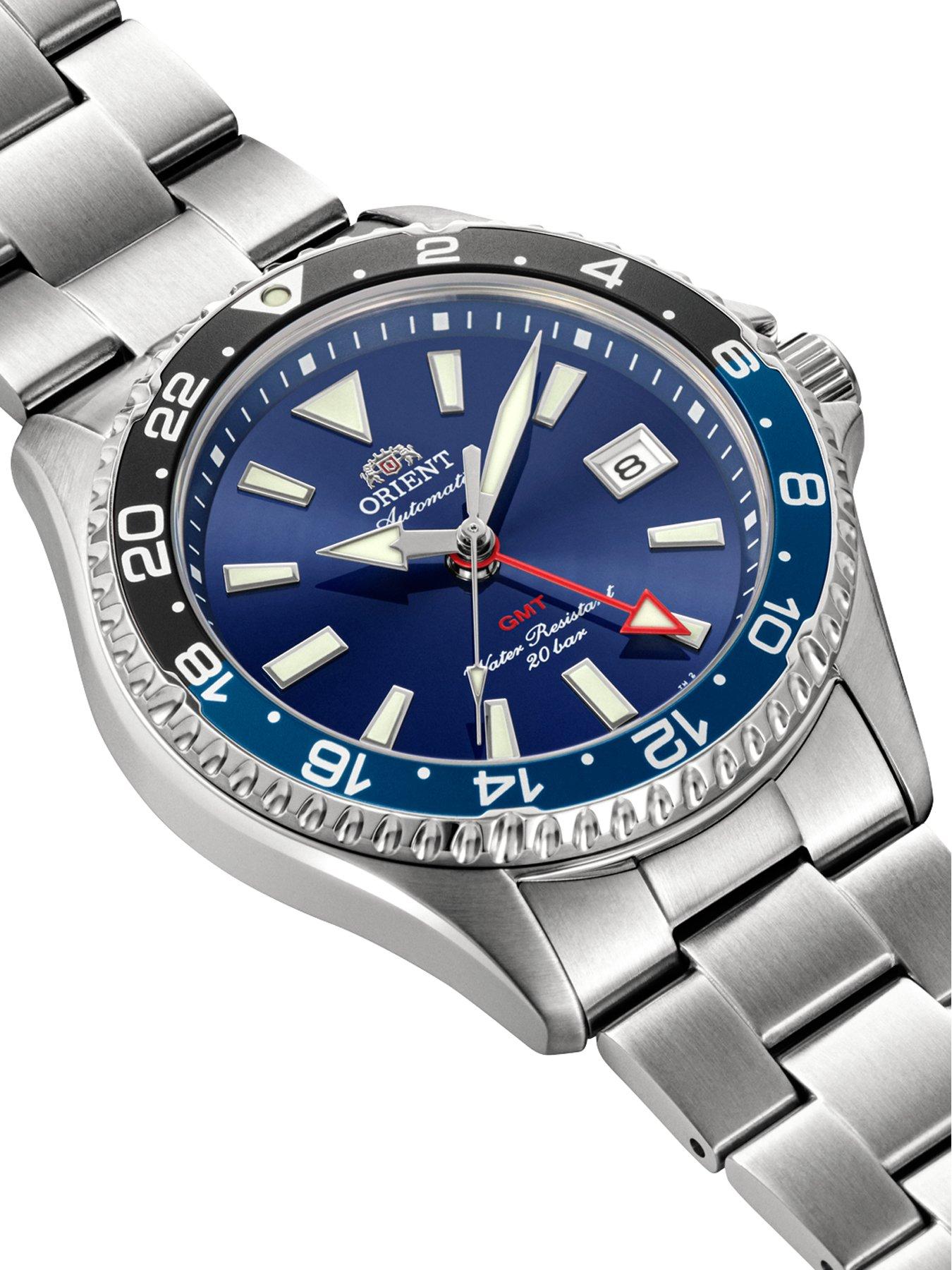 Image 2 of 4 of Orient Mako GMT Blue Dial Steel Watch