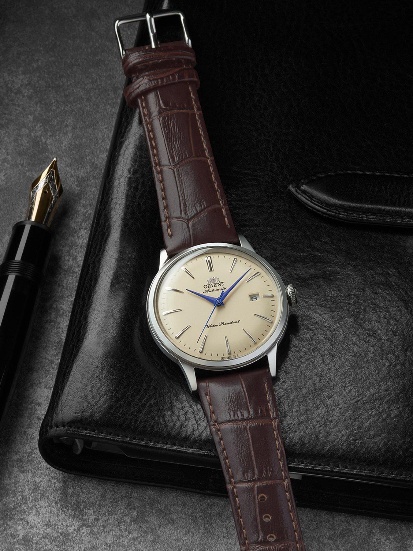 Orient Bambino 38mm Crean Dial