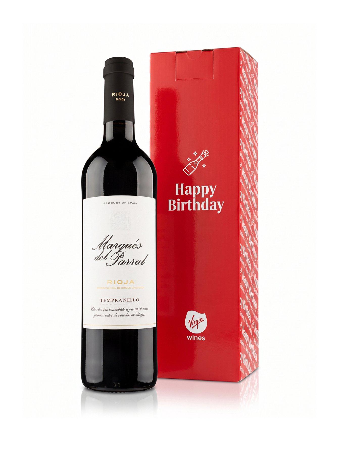 Virgin Wines RED WINE HAPPY BIRTHDAY GIFT