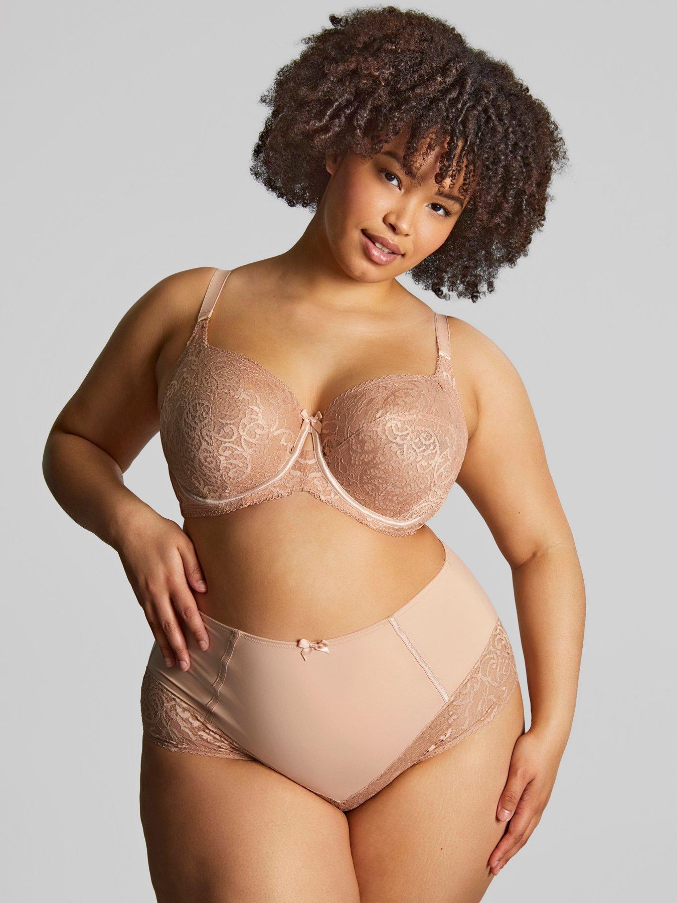 Sculptresse Sculptresse Estel Honey Wired Full Cup Bra, Brown, Size 34J, Women