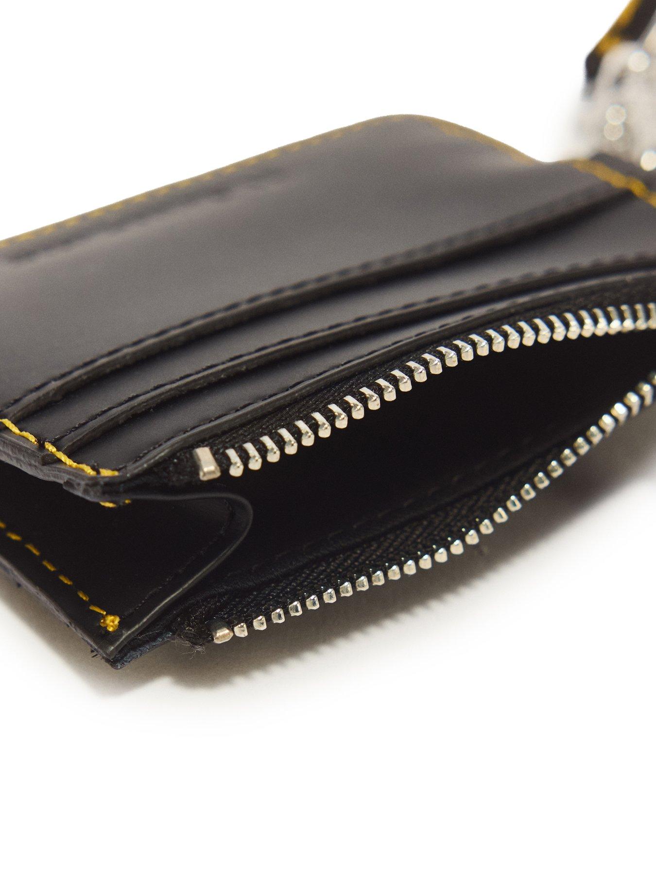Image 2 of 4 of Dr Martens Kiev Leather Cardholder Keyring - Black