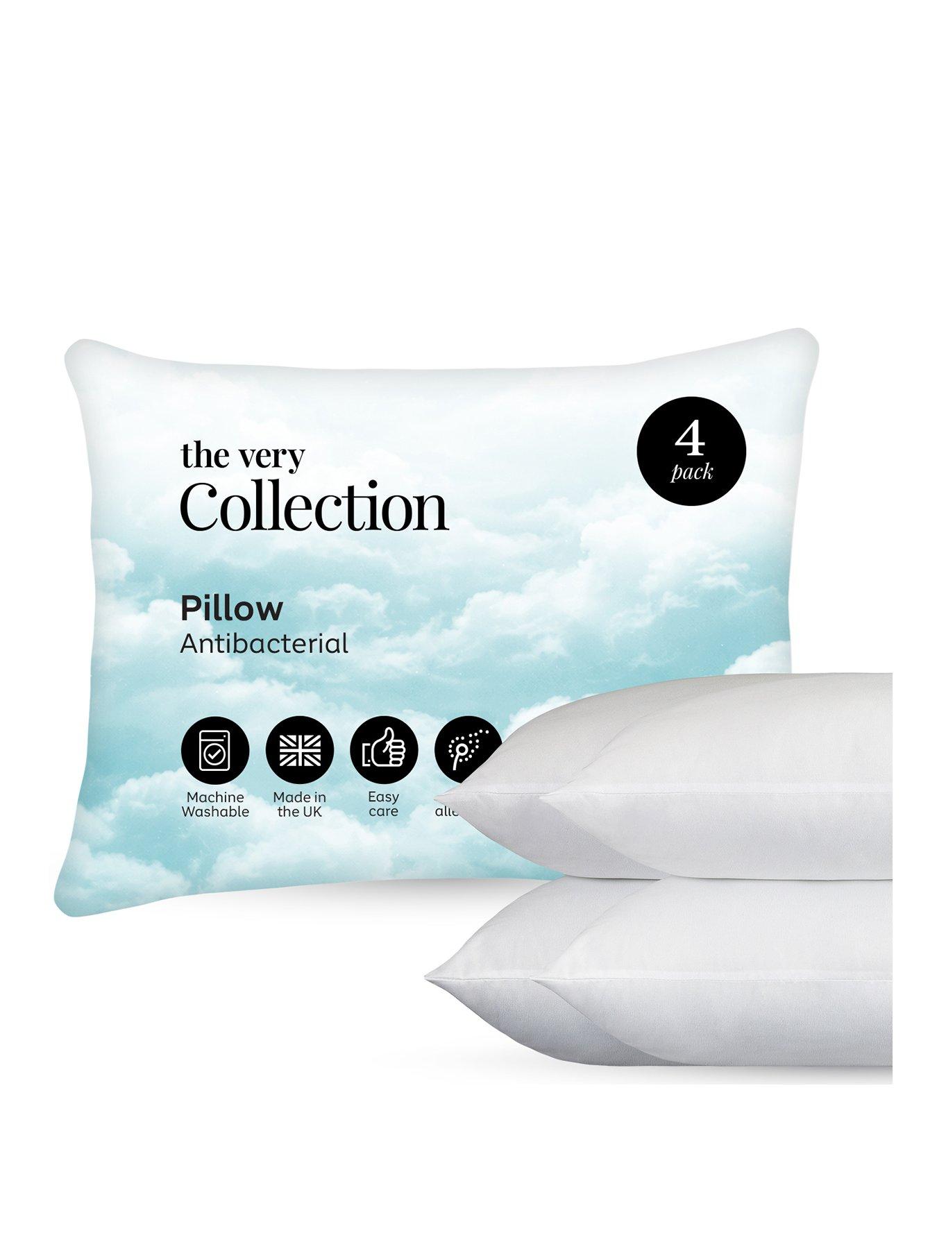 The Very Collection Anti-bacterial Pillow 4 Pack-medium