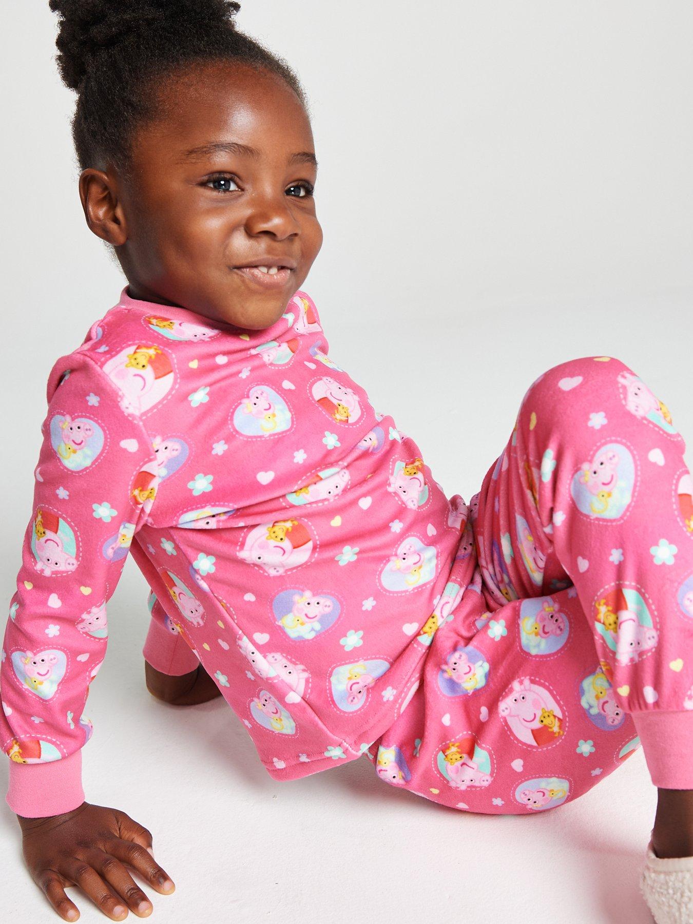 Brand Threads Peppa Pig Fleece Twosie Pyjama Set, Pink, Size Age: 3-4 Years - Image 3