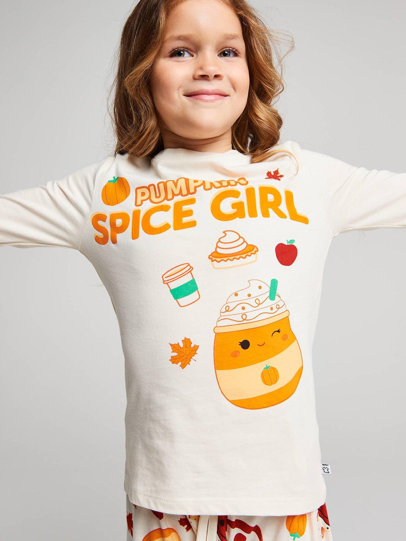 Image 2 of 6 of Brand Threads Pumpkin Spice Pyjama Set