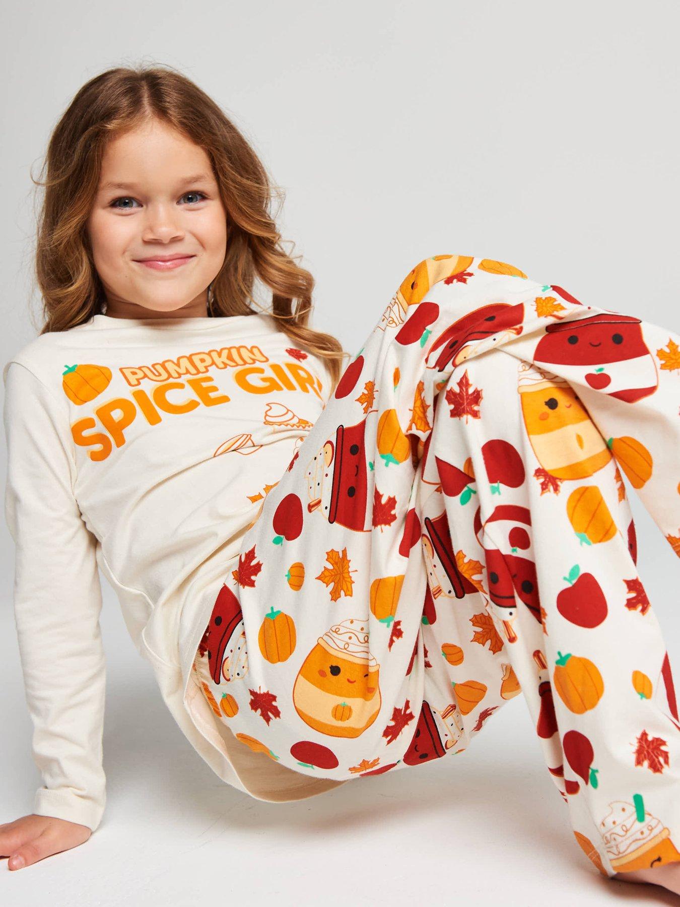 Image 5 of 6 of Brand Threads Pumpkin Spice Pyjama Set