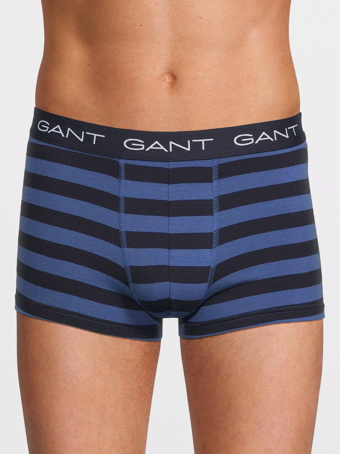 Image 2 of 3 of GANT Striped Trunks 3 Pack Gift Box - Assorted
