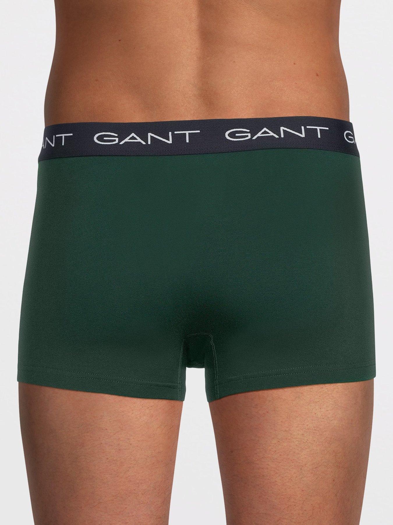 Image 3 of 3 of GANT Gant Trunks 3 Pack Gift Box - Dark Green