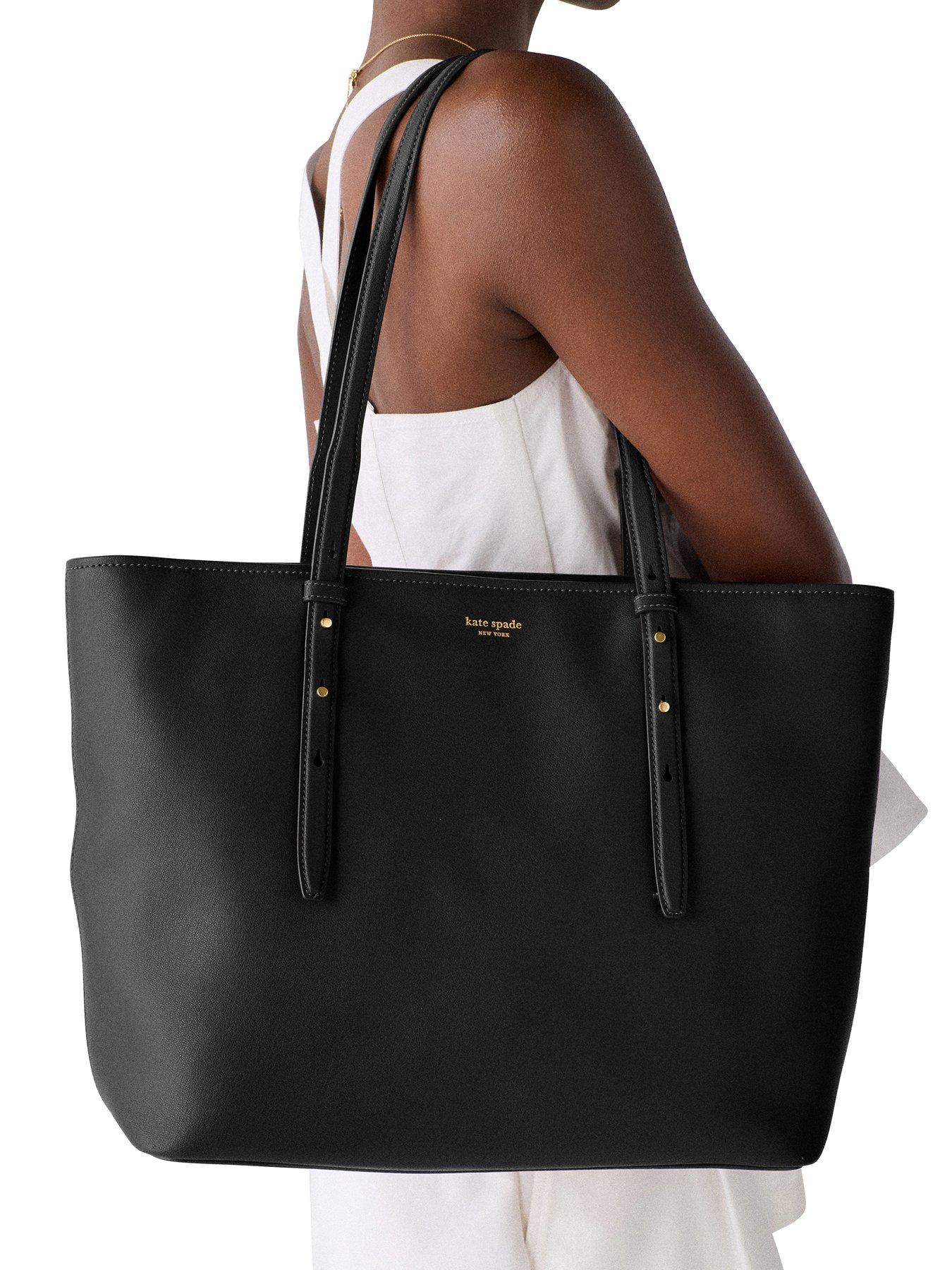 Image 2 of 5 of Kate Spade New York Womens Zip Top Spacious Tote Bag - Black