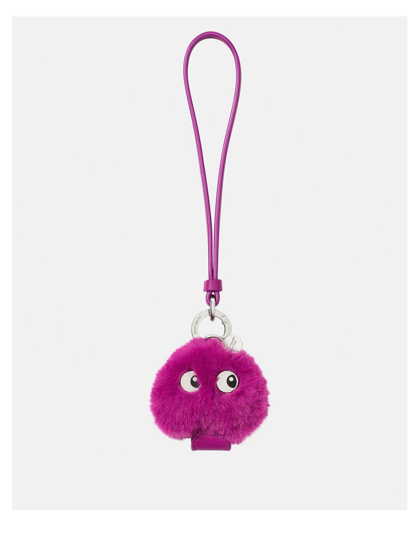 Image 1 of 2 of Kate Spade New York Monsters Spade Mini Bag Charm - Purple