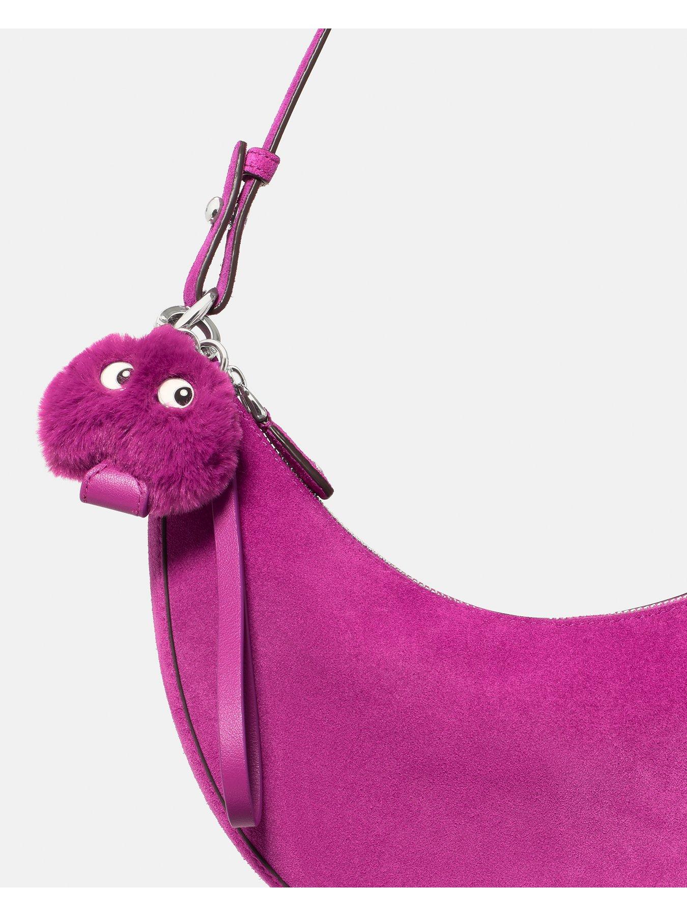 Image 2 of 2 of Kate Spade New York Monsters Spade Mini Bag Charm - Purple
