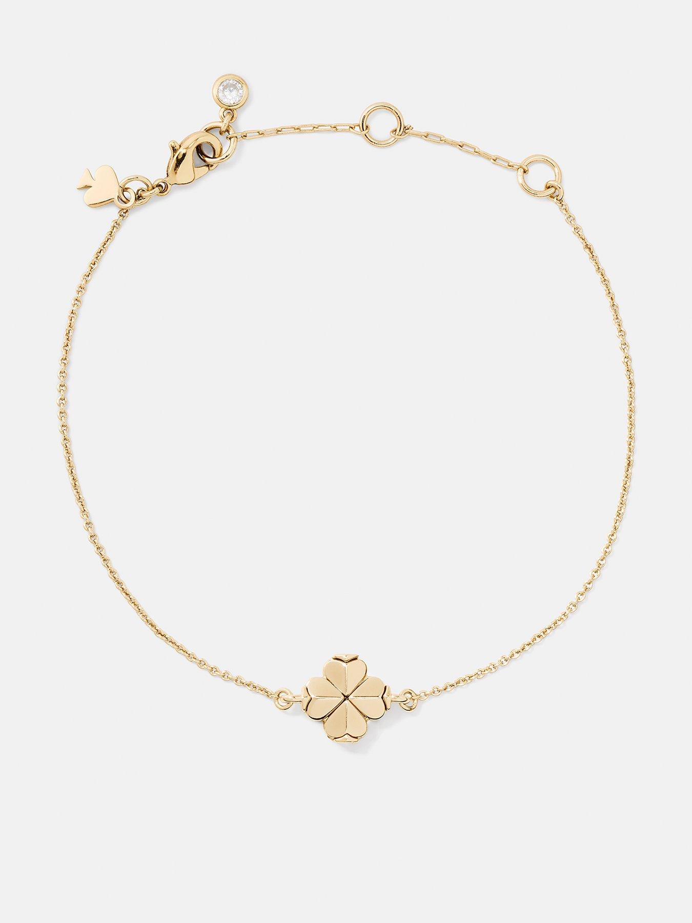 Kate Spade New York Spade Flower Solitaire Bracelet - Gold