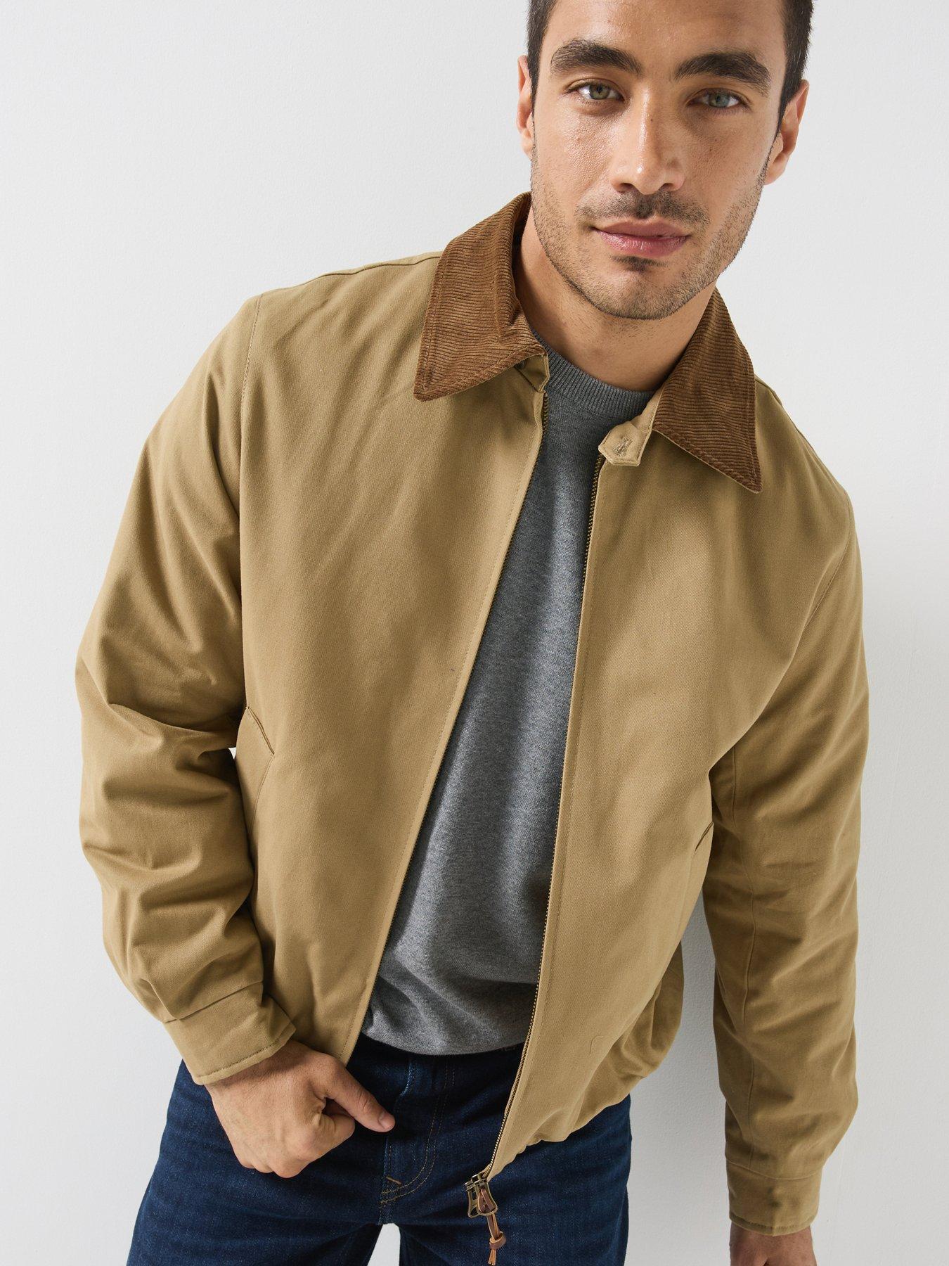 Image 1 of 5 of GANT Moleskin Harrington Jacket - Beige
