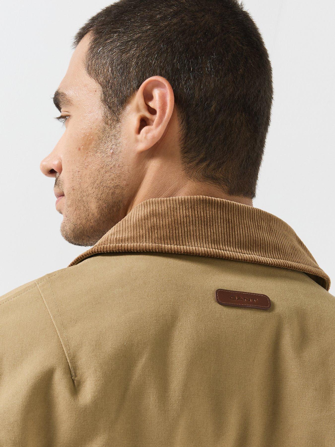 Image 4 of 5 of GANT Moleskin Harrington Jacket - Beige