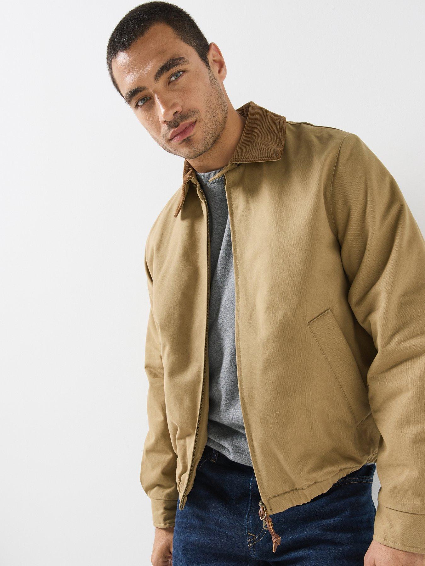 Image 5 of 5 of GANT Moleskin Harrington Jacket - Beige