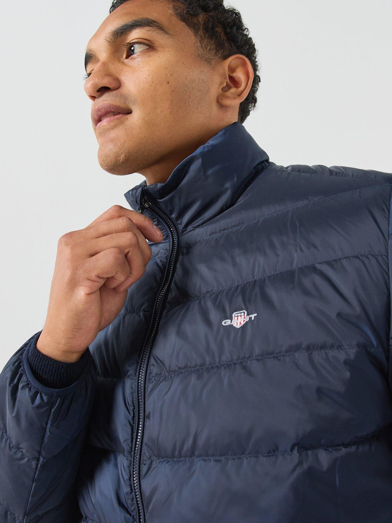 Image 4 of 5 of GANT Gant Light Down Jacket - Navy