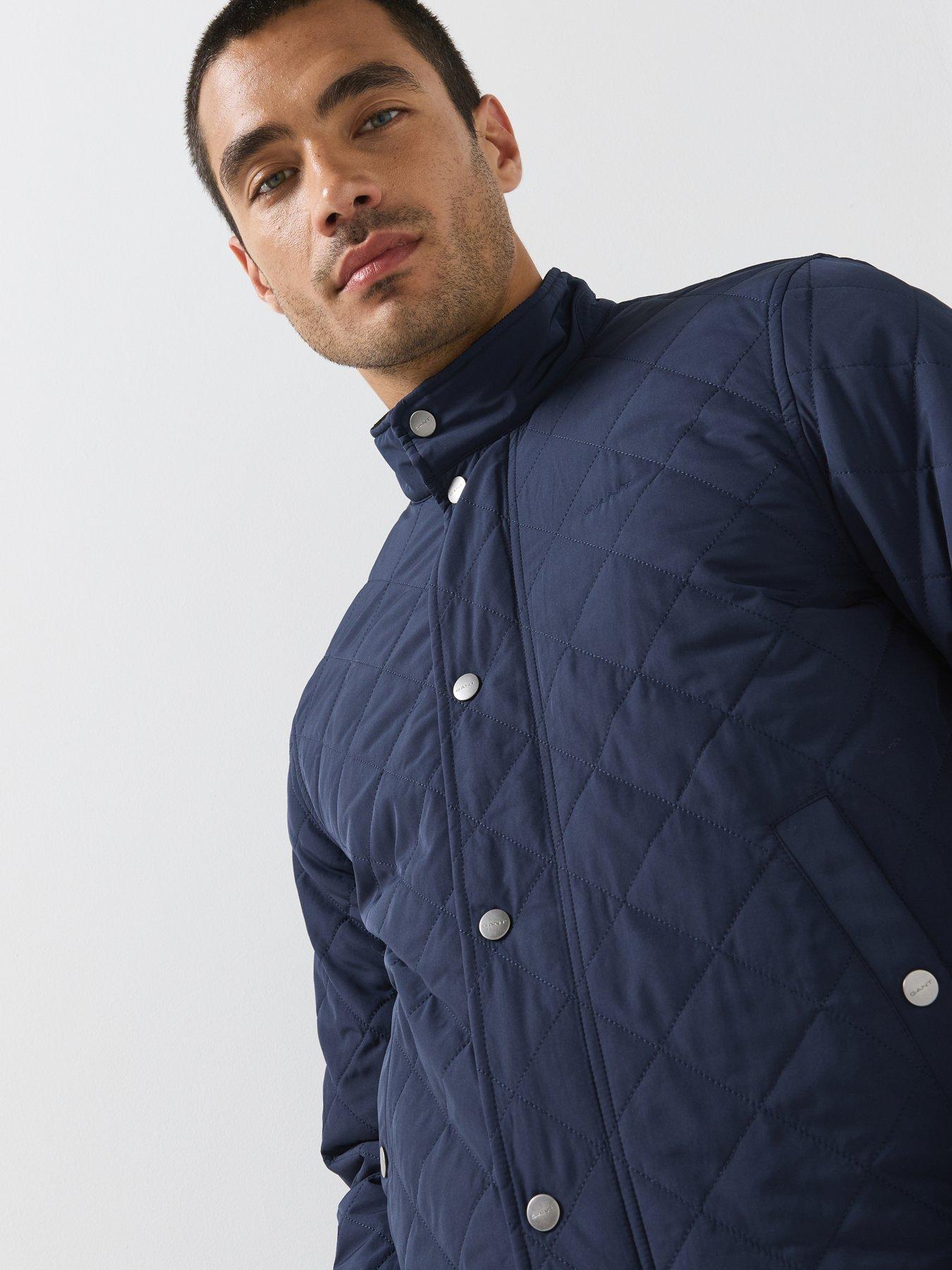 Image 5 of 6 of GANT Gant Classic Quilted Jacket - Navy