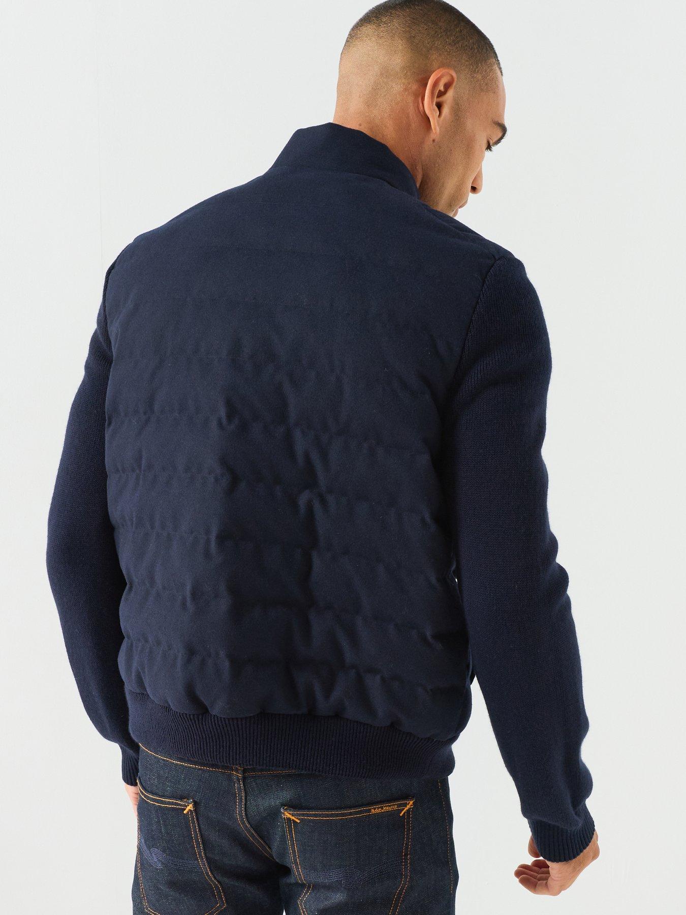 Image 2 of 6 of GANT Gant Insulated Hybrid Flannel Jacket - Navy