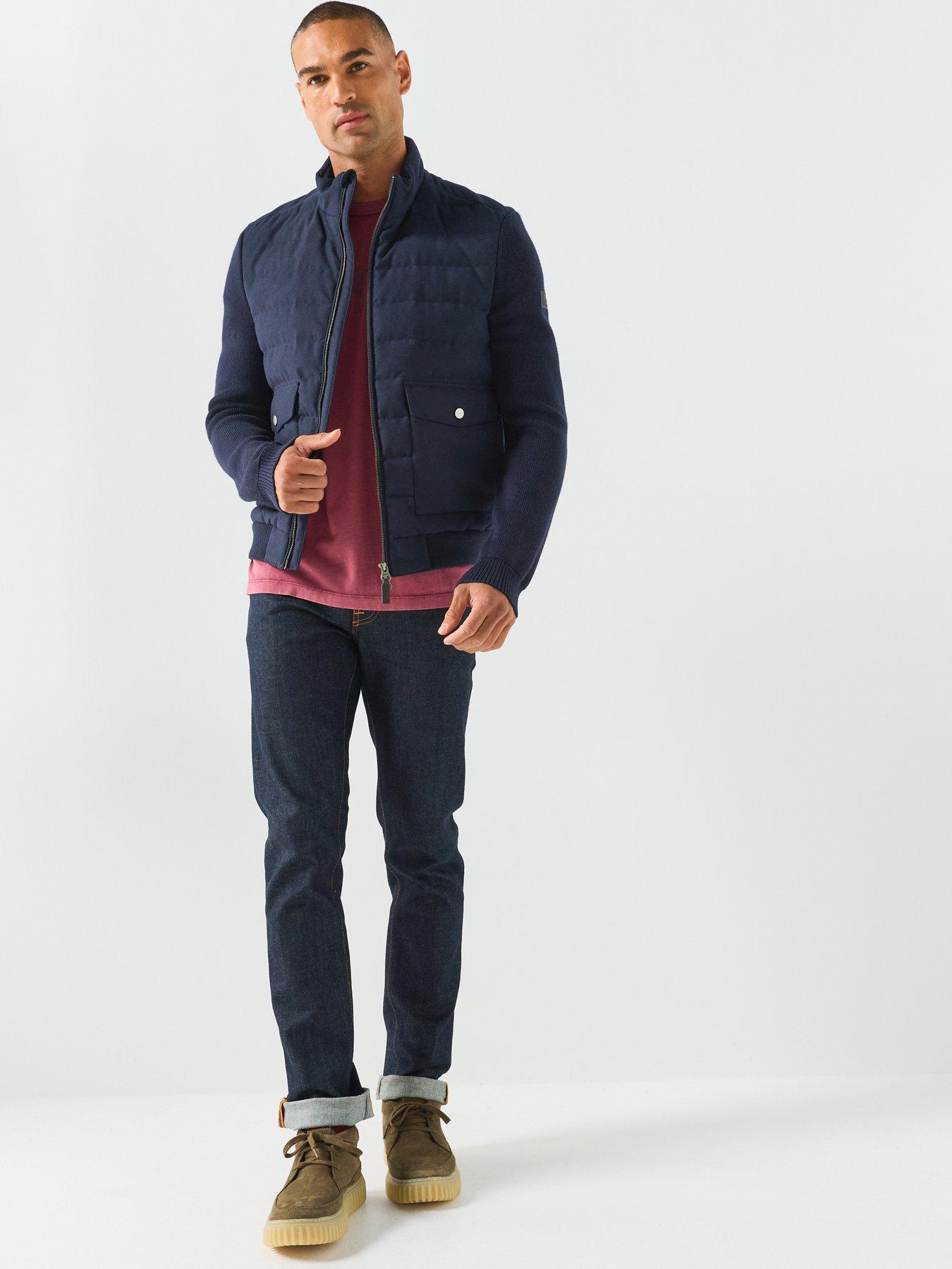 Image 3 of 6 of GANT Gant Insulated Hybrid Flannel Jacket - Navy