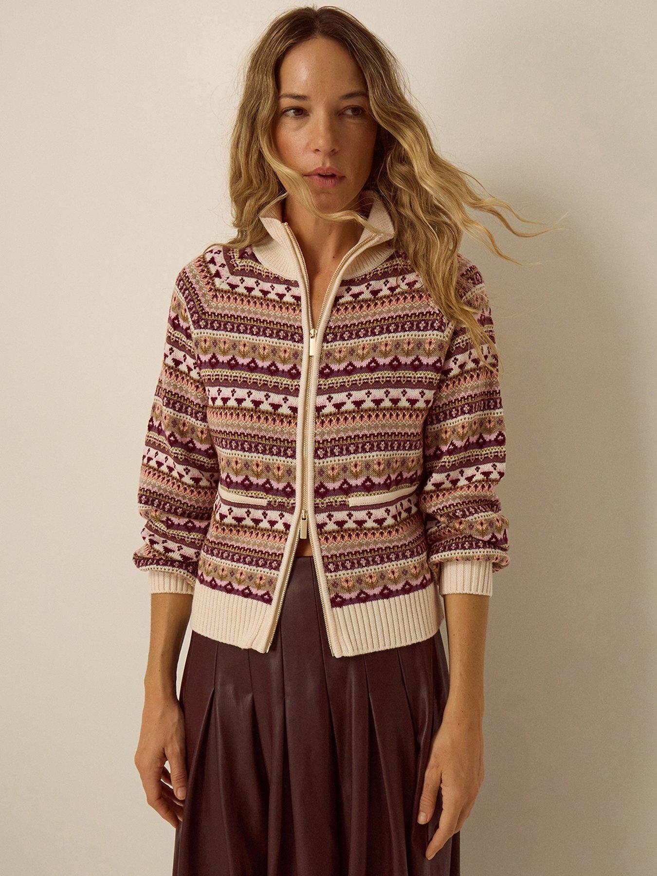Monsoon Fie Fairisle Cardi