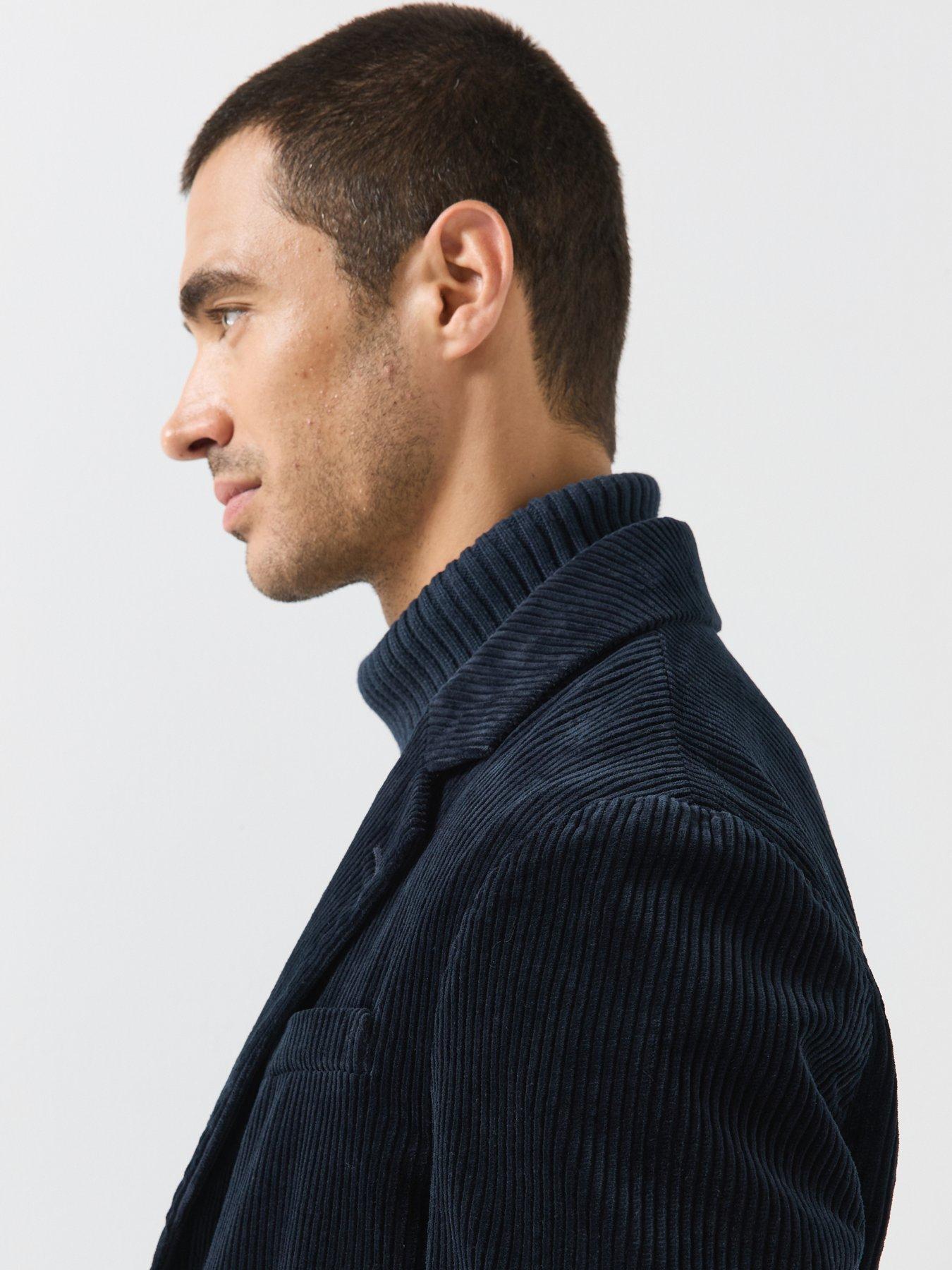 Image 4 of 6 of GANT Gant Corduroy Suit Jacket - Navy