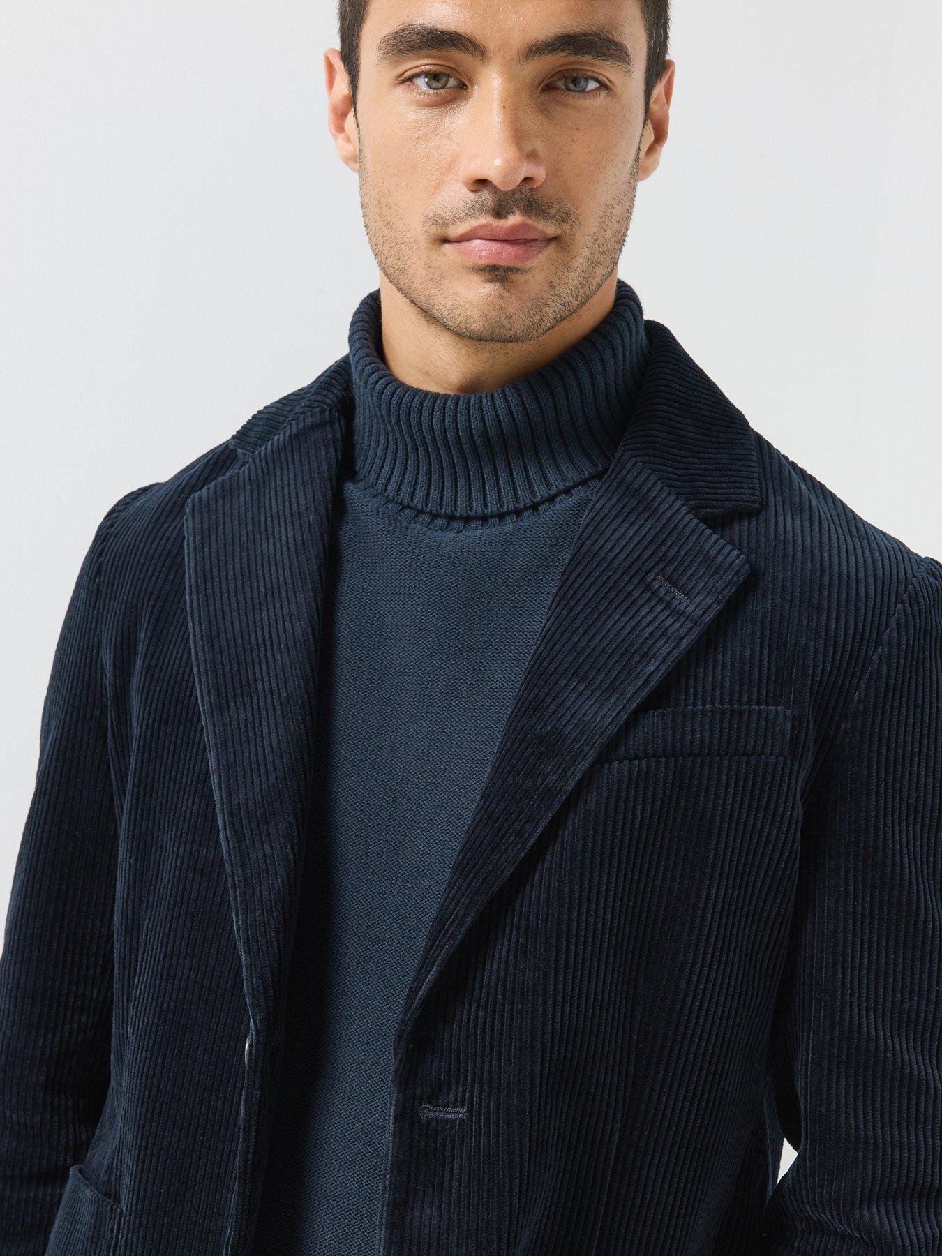 Image 5 of 6 of GANT Gant Corduroy Suit Jacket - Navy