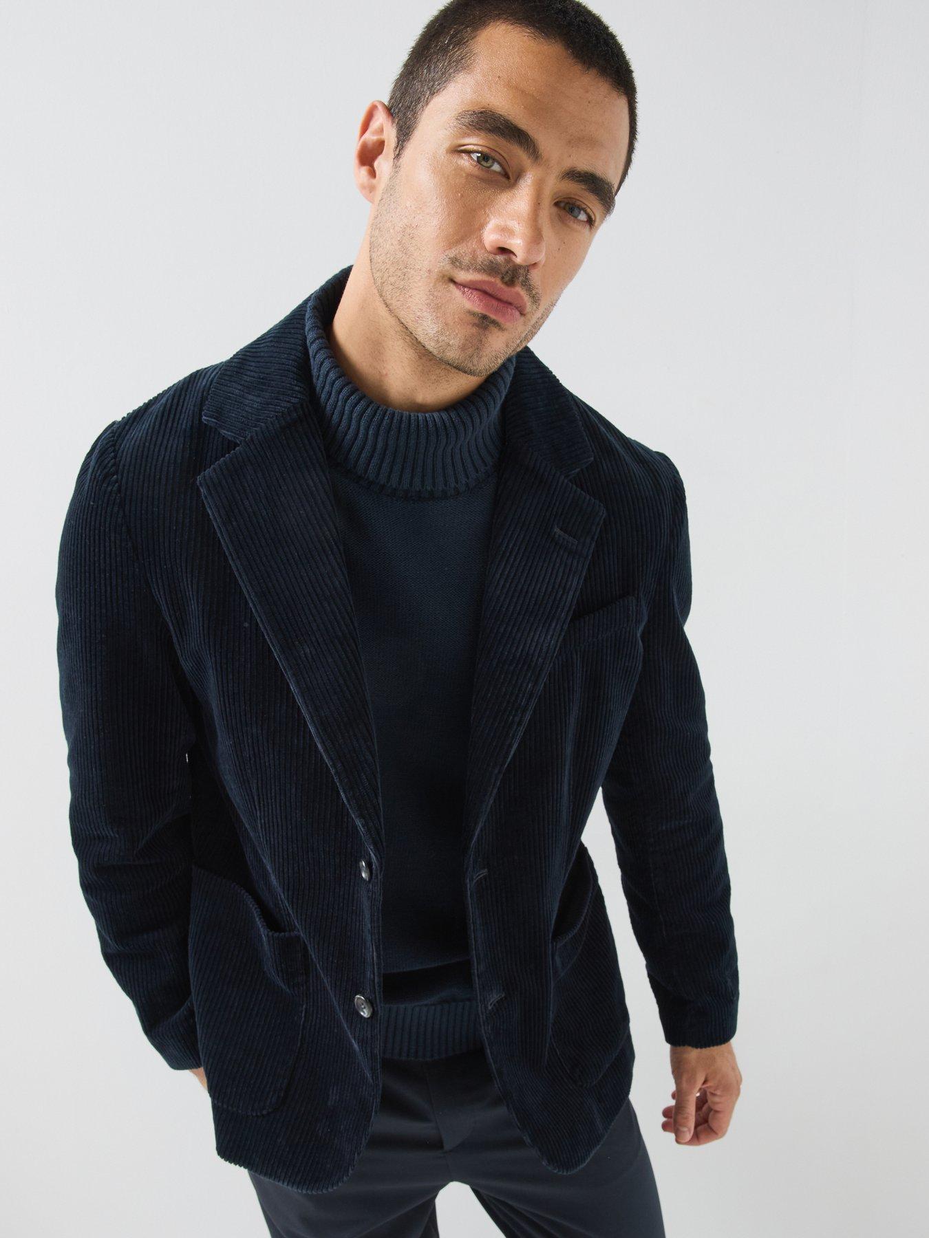 Image 6 of 6 of GANT Gant Corduroy Suit Jacket - Navy