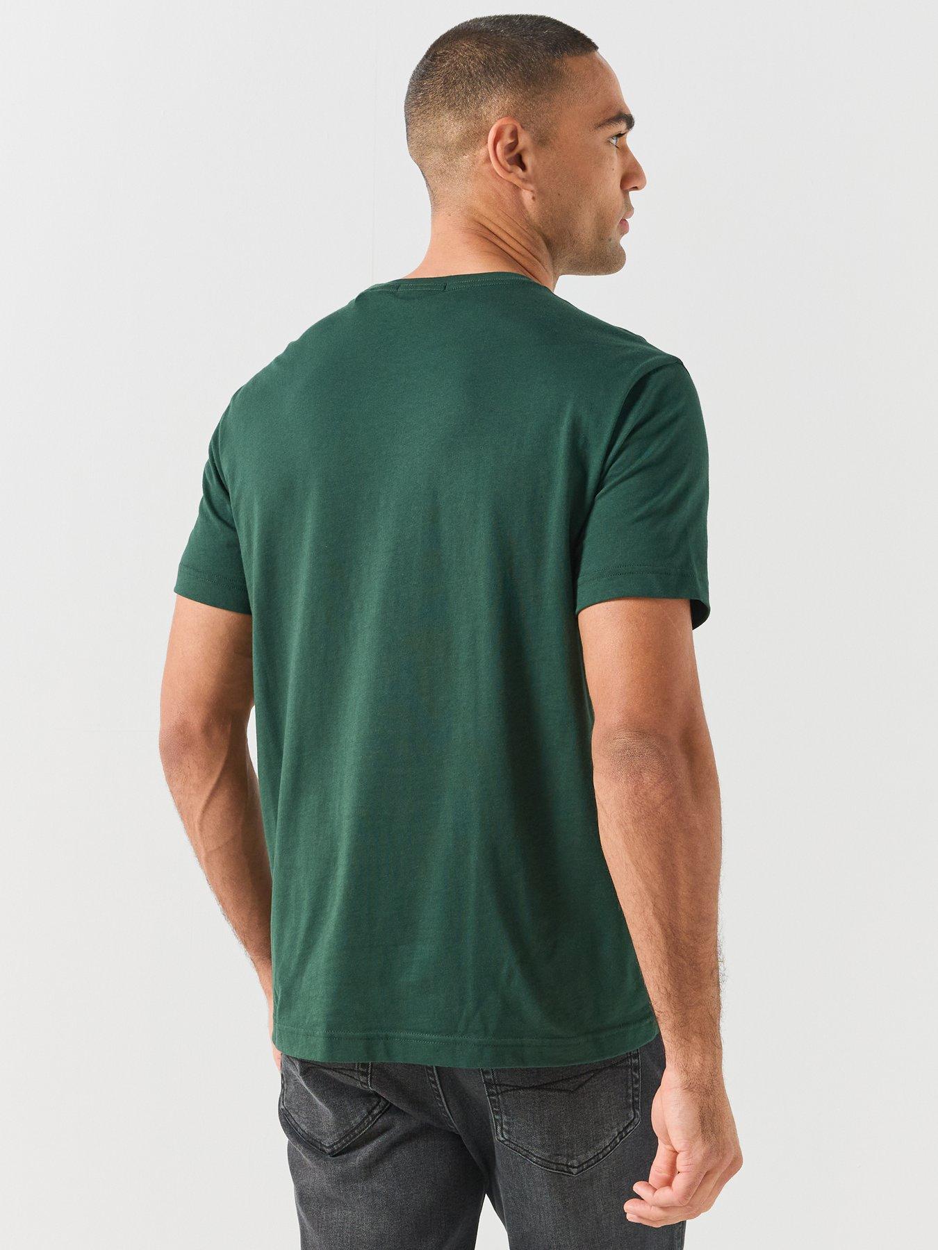 Image 2 of 5 of GANT Regular Fit Short Sleeve Shield T-shirt - Green
