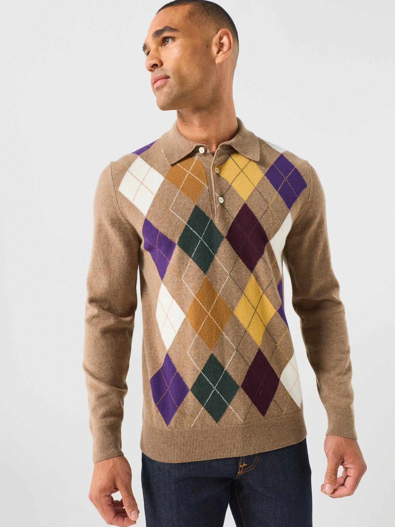 Gant Mens Regular Fit Shield Logo Half Zip Sweatshirt - Melange - Size Small - Image 8