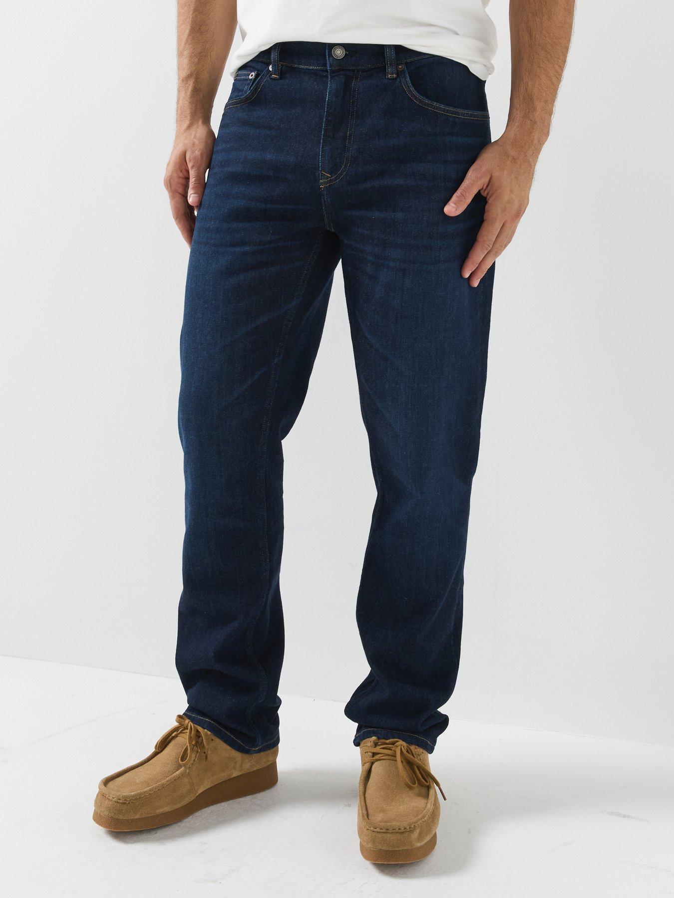 Image 1 of 5 of GANT Regular Fit Jeans - Dark Blue