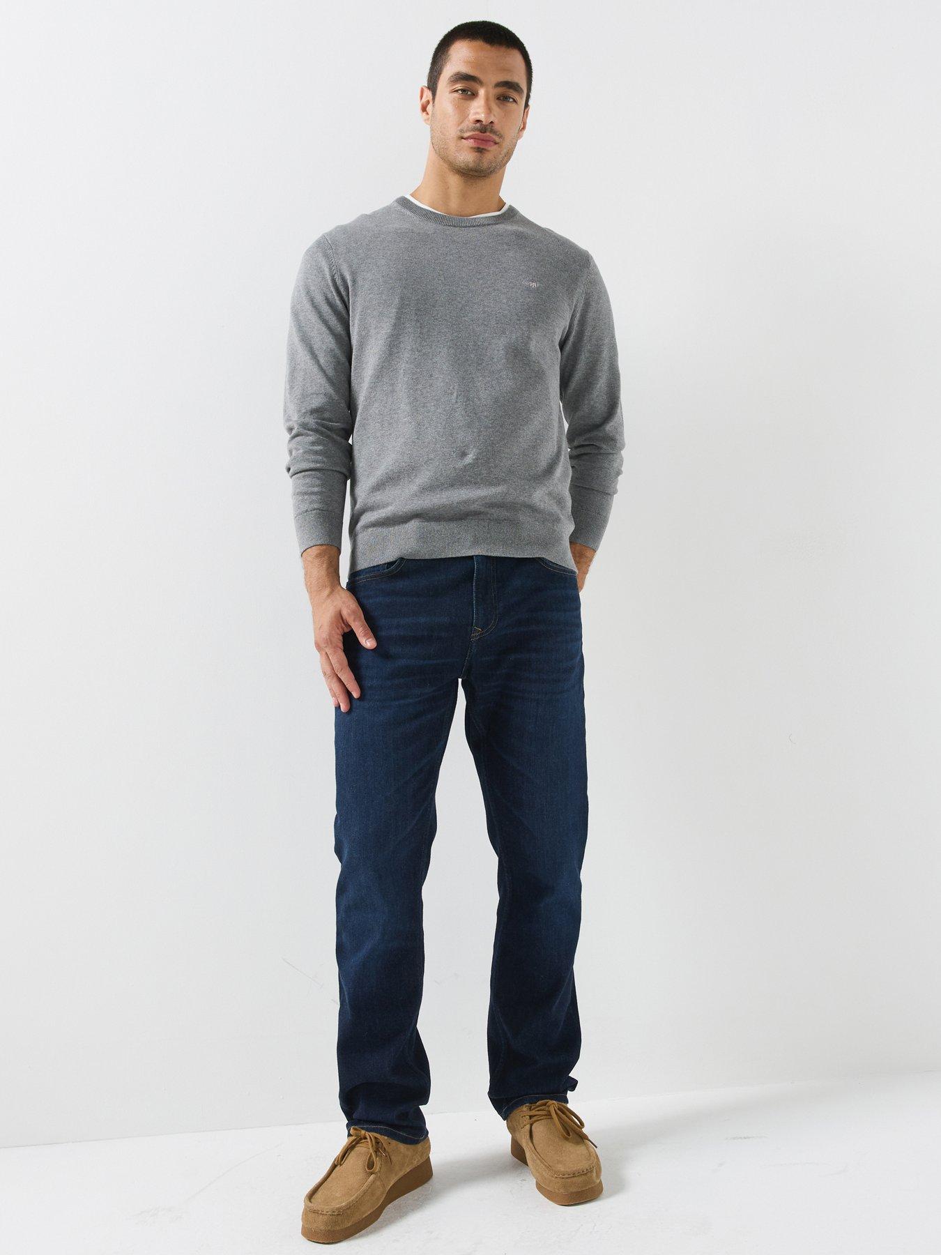 Image 3 of 5 of GANT Regular Fit Jeans - Dark Blue