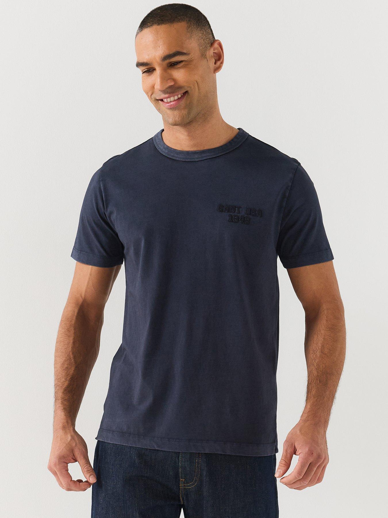 Gant Men's Tartan Green Regular Shield T-Shirt - Image 8