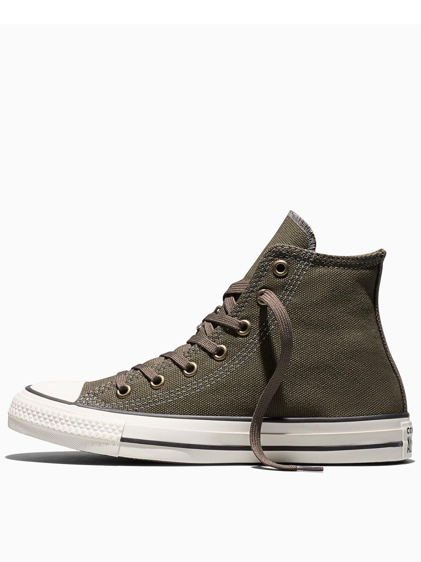 Image 3 of 5 of Converse Junior Chuck Taylor All Star Hi Premium Canvas - Green