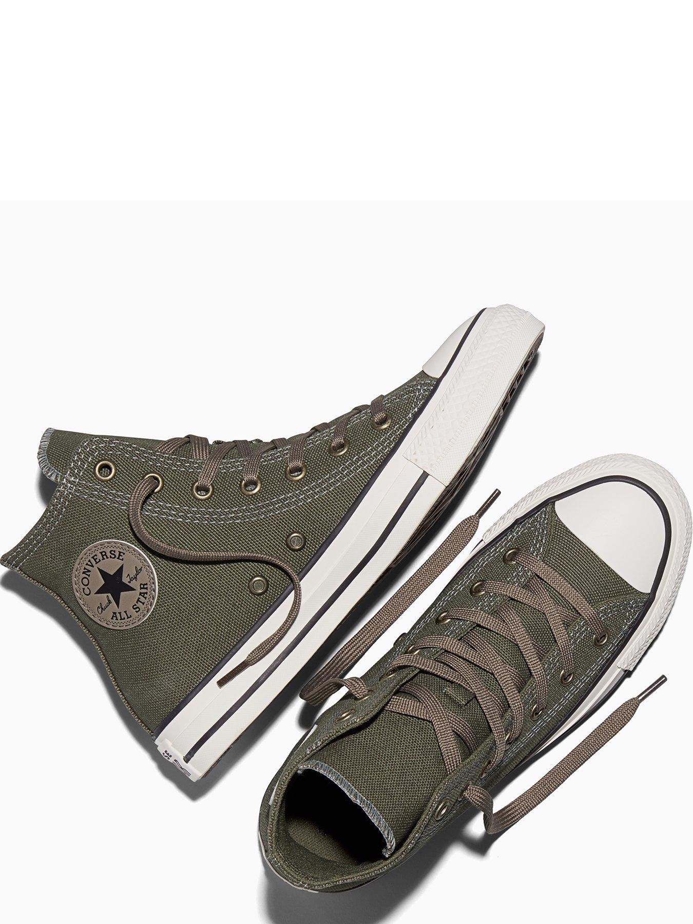 Image 4 of 5 of Converse Junior Chuck Taylor All Star Hi Premium Canvas - Green