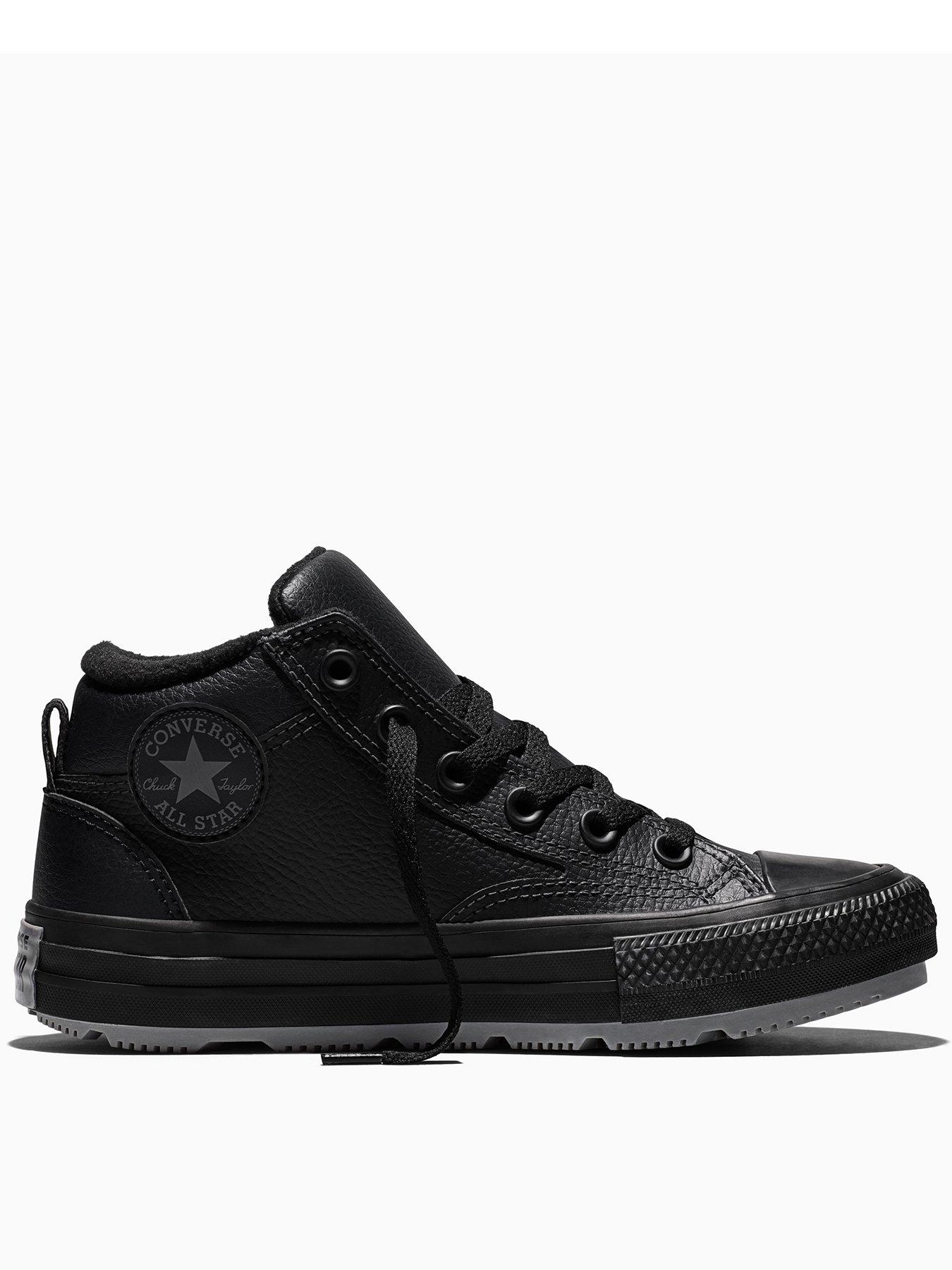 Image 1 of 7 of Converse Kids Chuck Taylor All Star Malden Street Mid Boot - Black