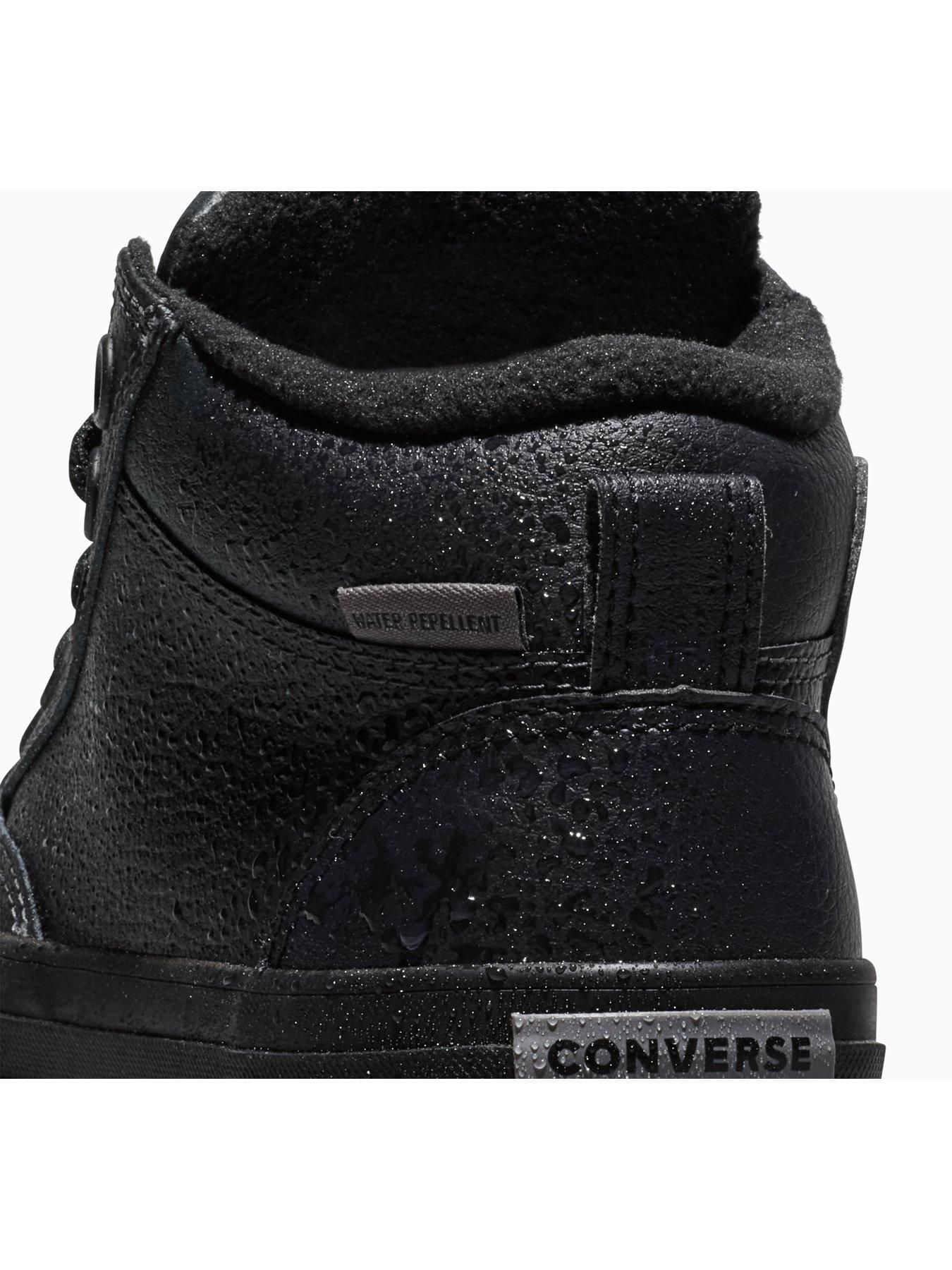 Image 6 of 7 of Converse Kids Chuck Taylor All Star Malden Street Mid Boot - Black