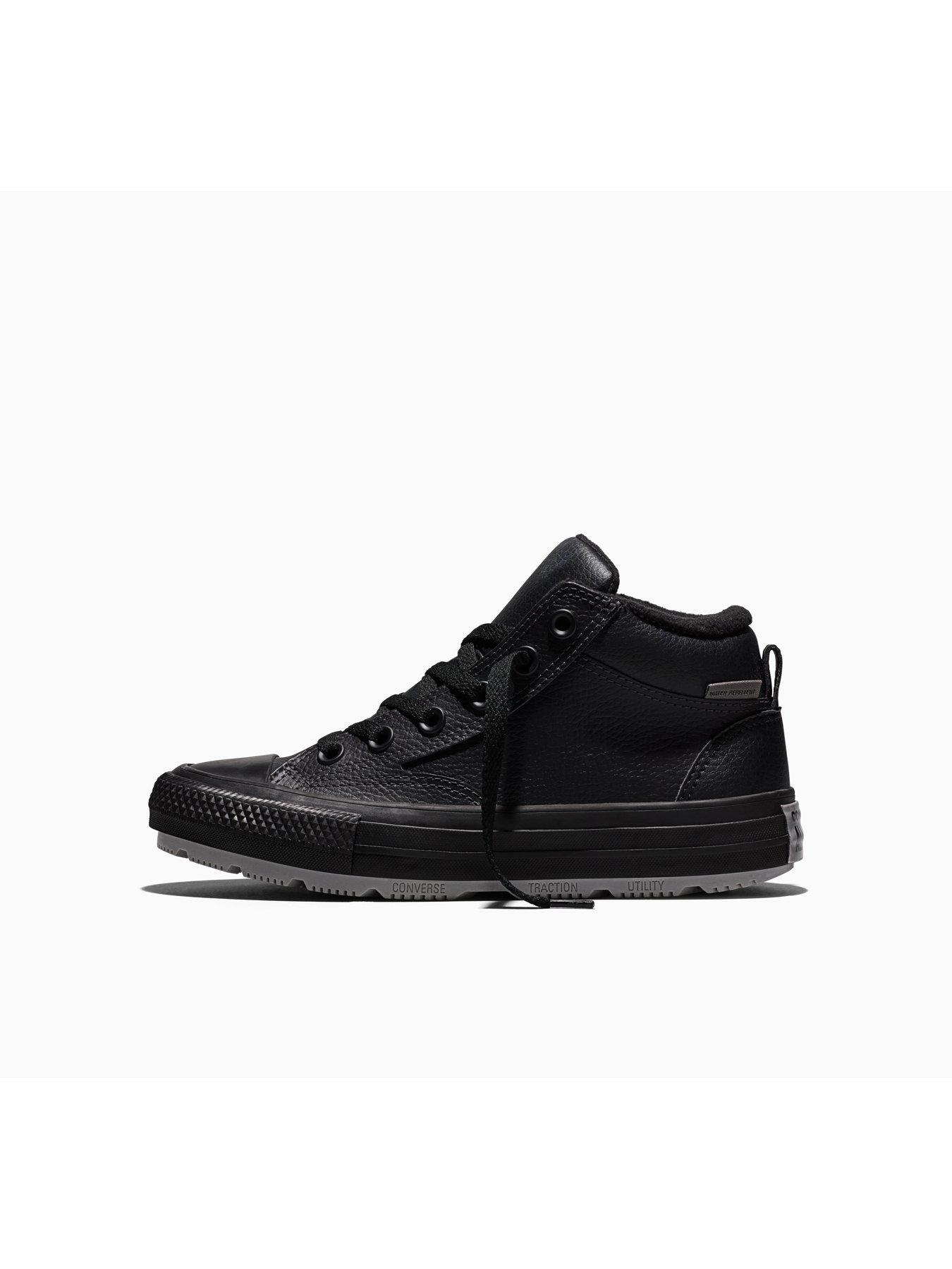 Image 7 of 7 of Converse Kids Chuck Taylor All Star Malden Street Mid Boot - Black