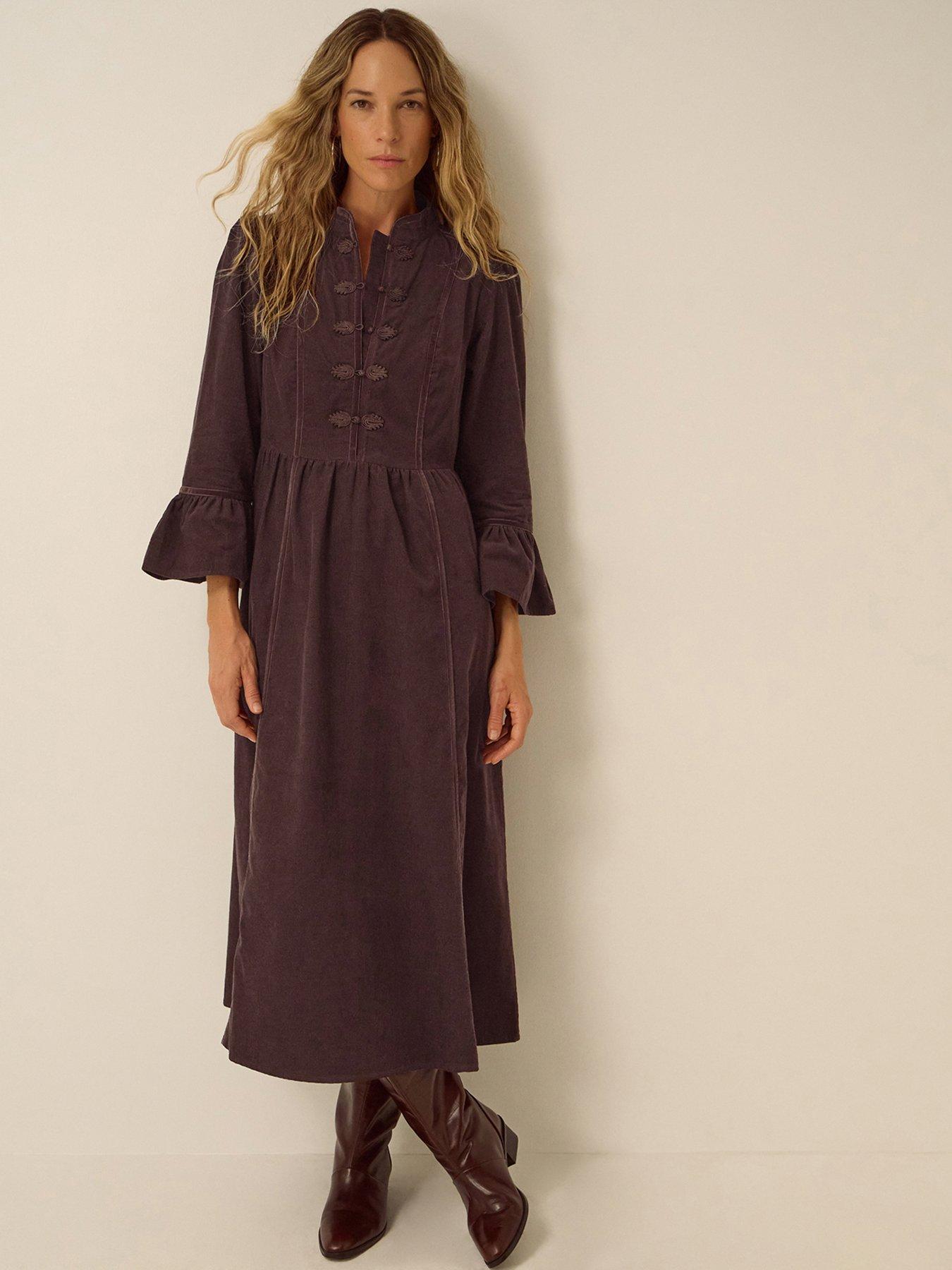 Image 1 of 5 of Monsoon Valerie Cord Dress