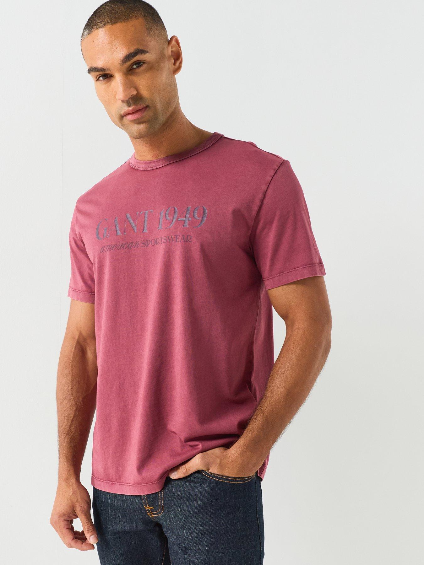 Image 5 of 5 of GANT Graphic T-Shirt - Red