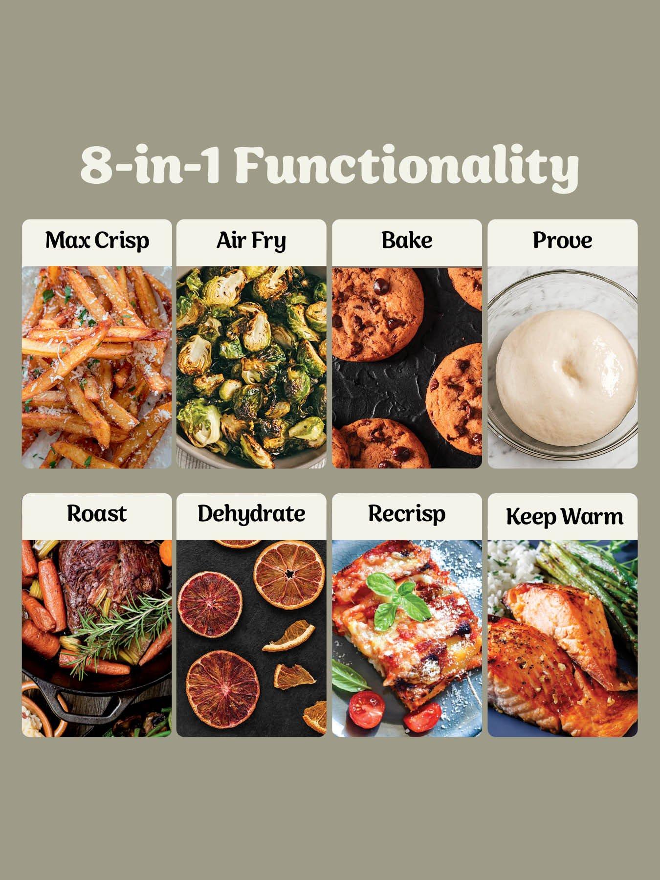 Image 4 of 7 of NINJA CRISPi 8 Function DualZone Air Fryer - Bone DD102UKIV2