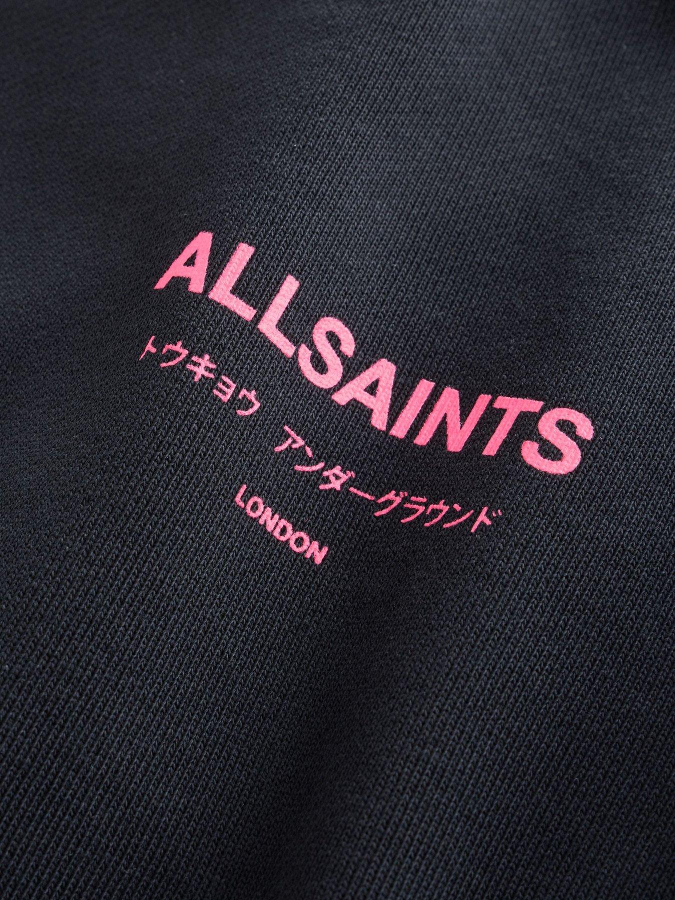 Image 4 of 6 of smALLSAINTS Sweatshirt &amp; Wide Leg Jogger Set - Black