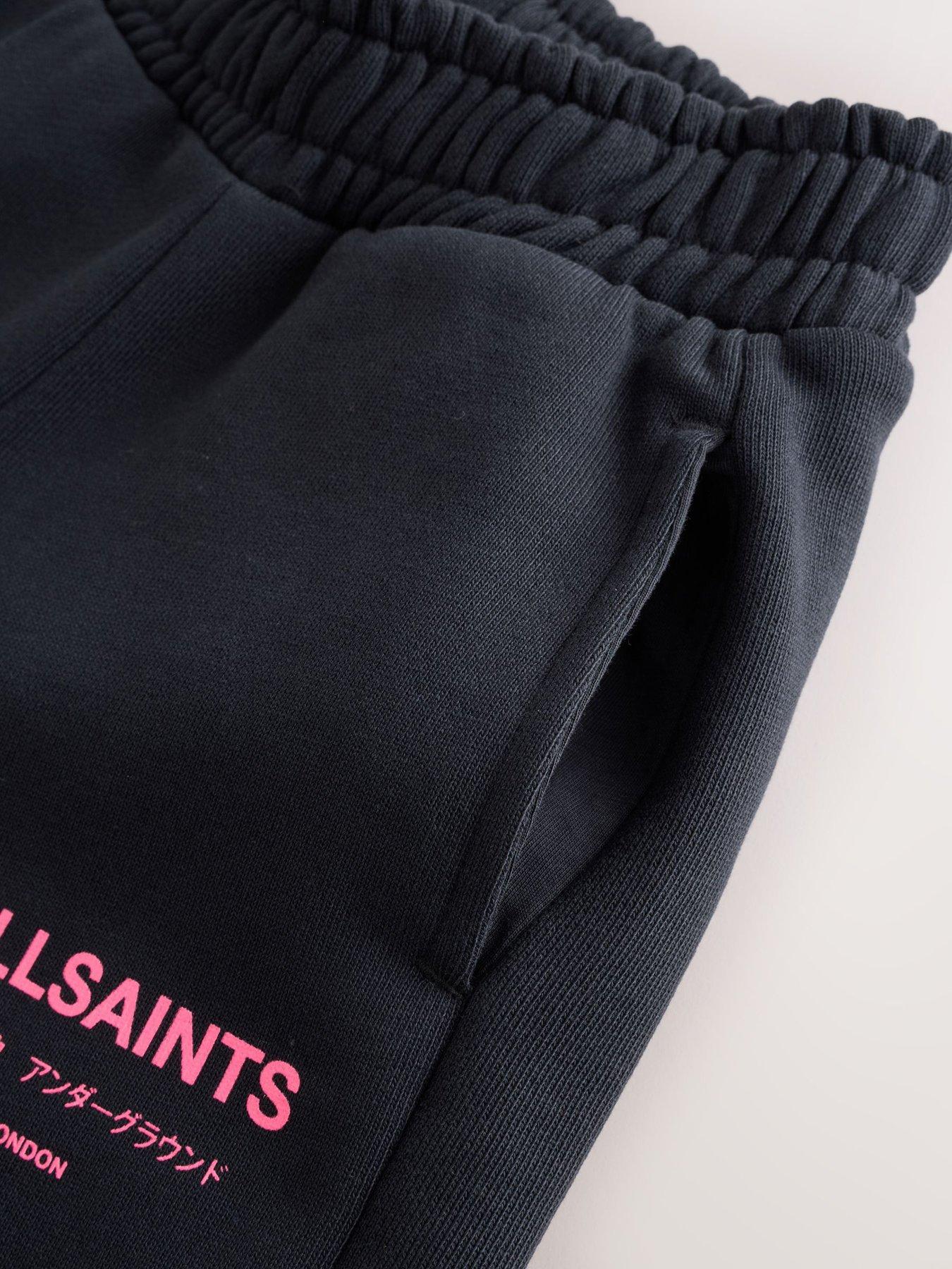 Image 6 of 6 of smALLSAINTS Sweatshirt &amp; Wide Leg Jogger Set - Black