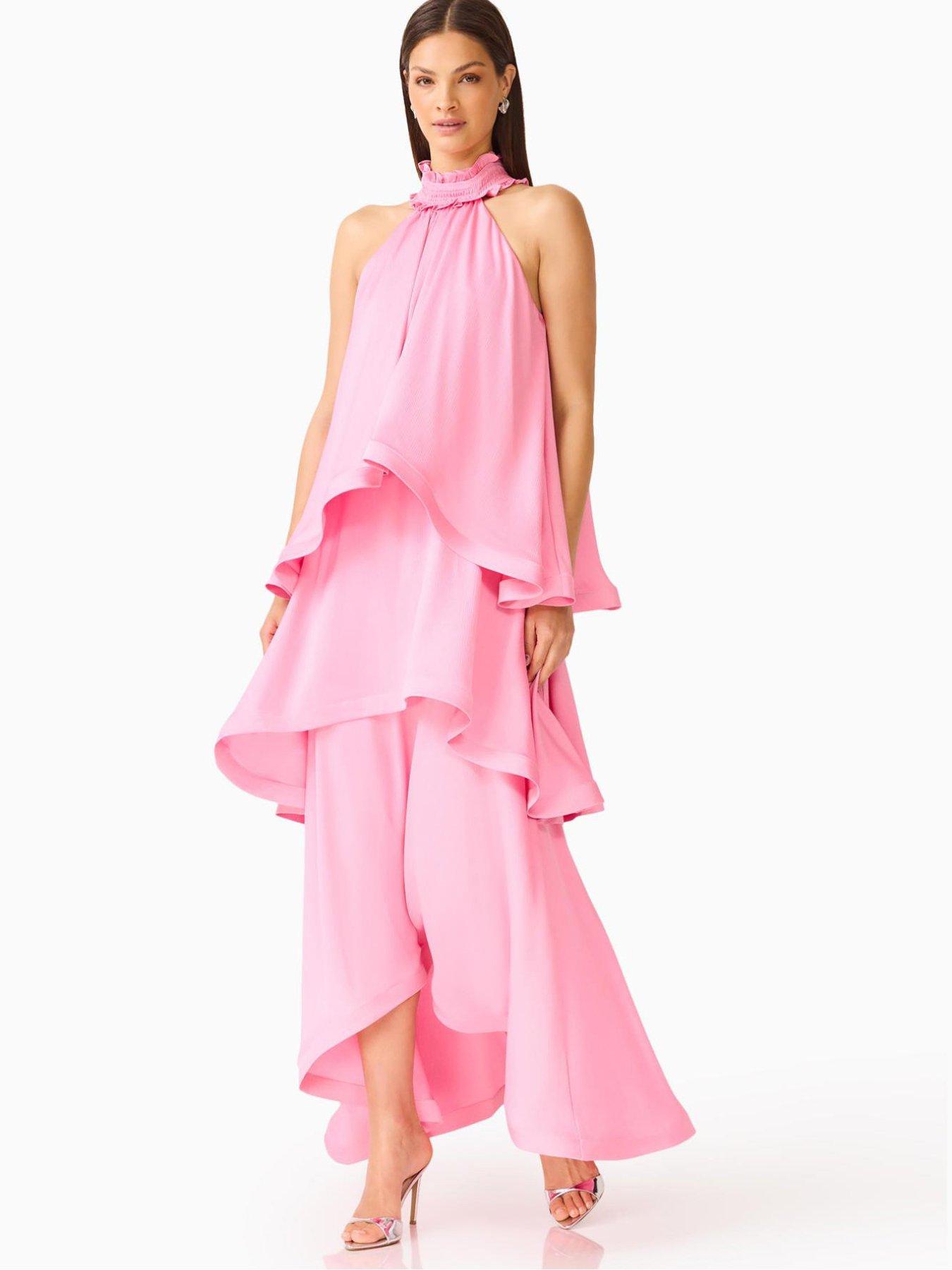 Elliatt Calista Tiered Gown - Pink