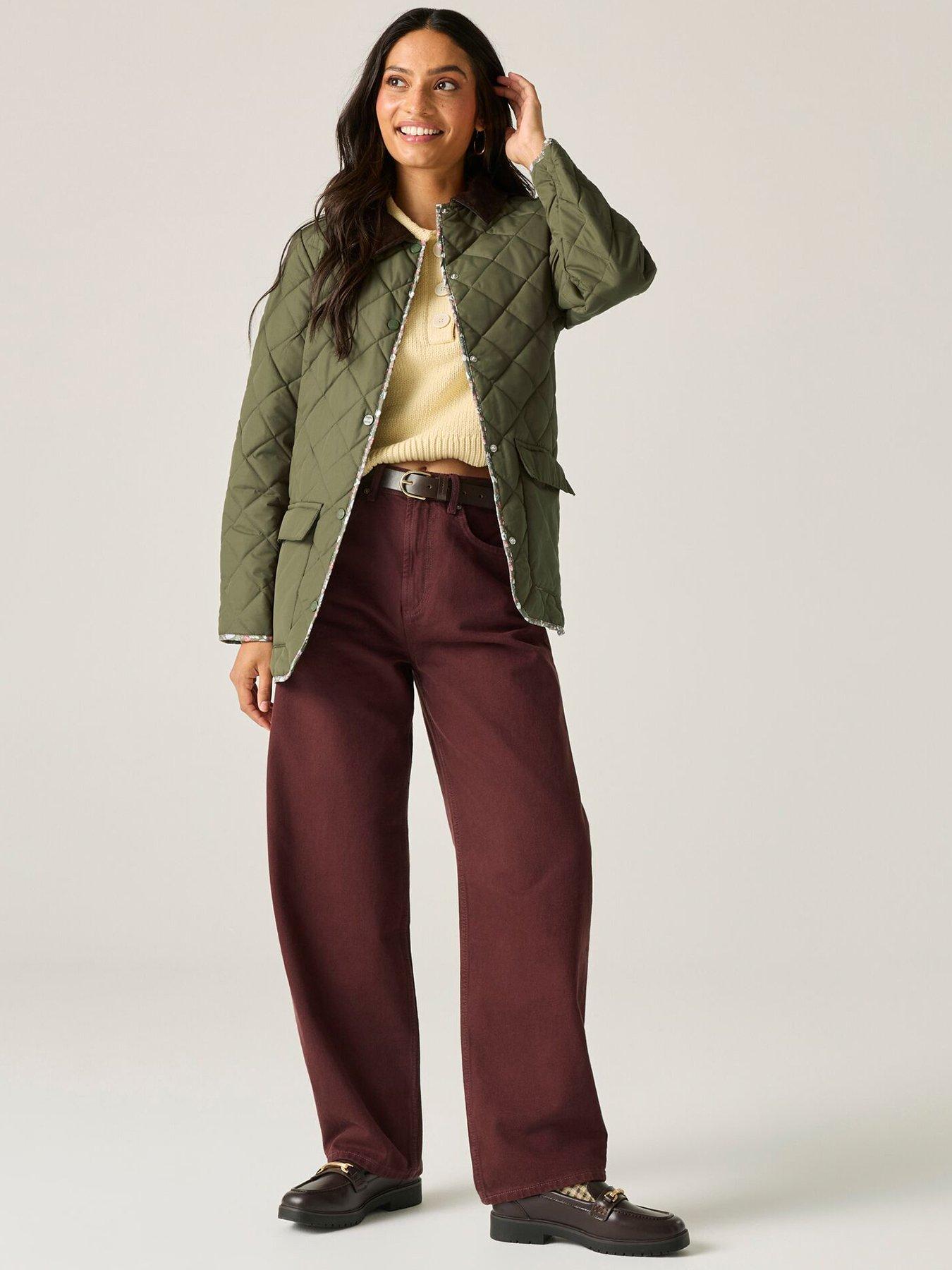 Image 2 of 7 of Regatta Womens Cath Kidston Barn Jacket-olive Night