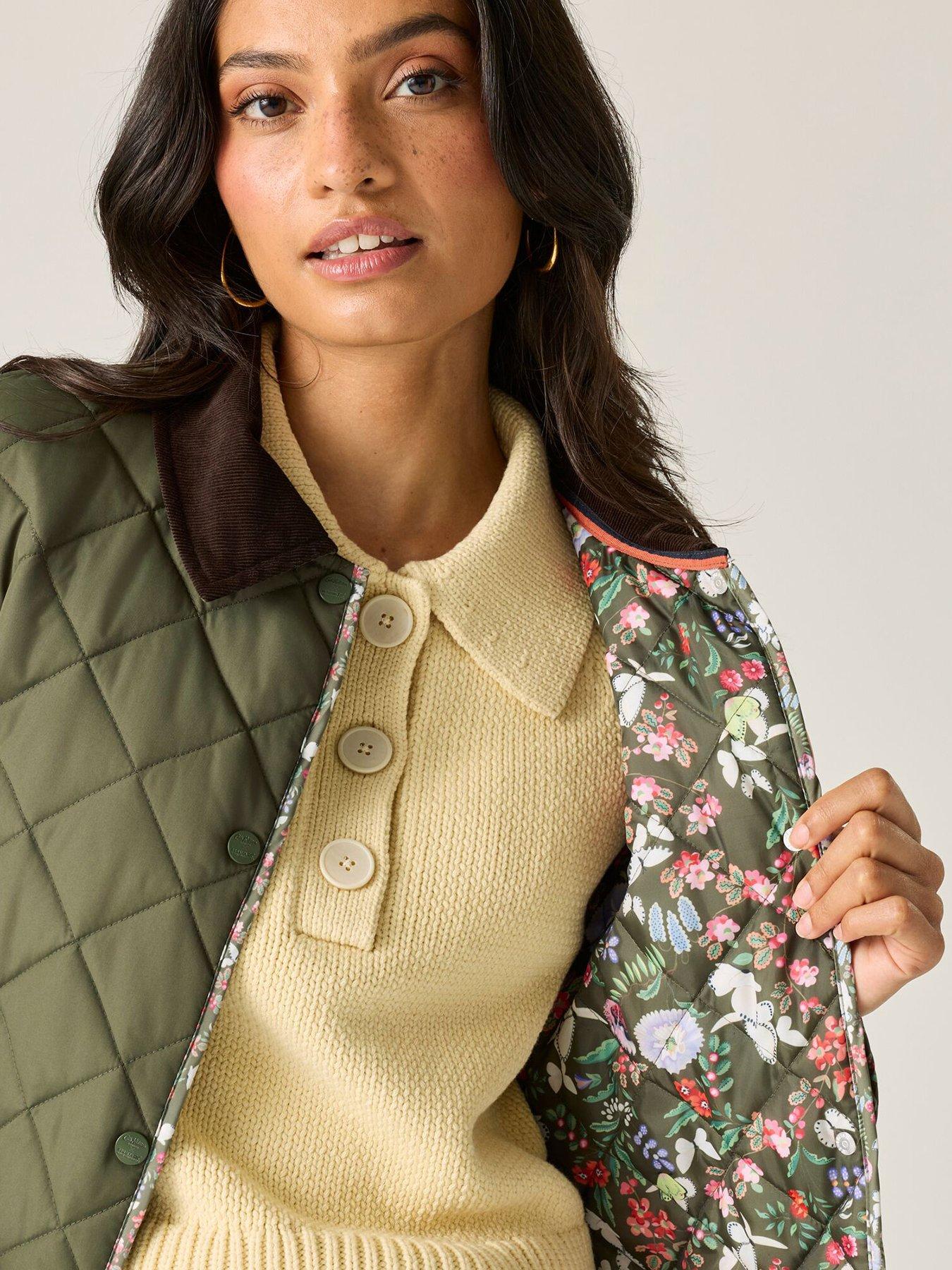 Image 5 of 7 of Regatta Womens Cath Kidston Barn Jacket-olive Night