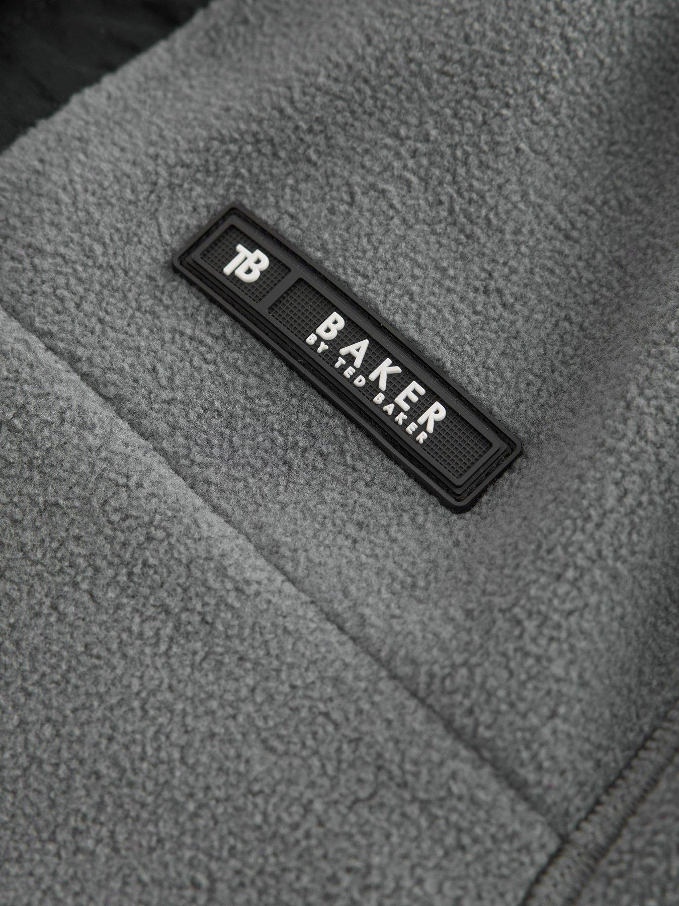 Image 4 of 7 of Ted Baker Boys Overhead Fleece Jacket - Grey