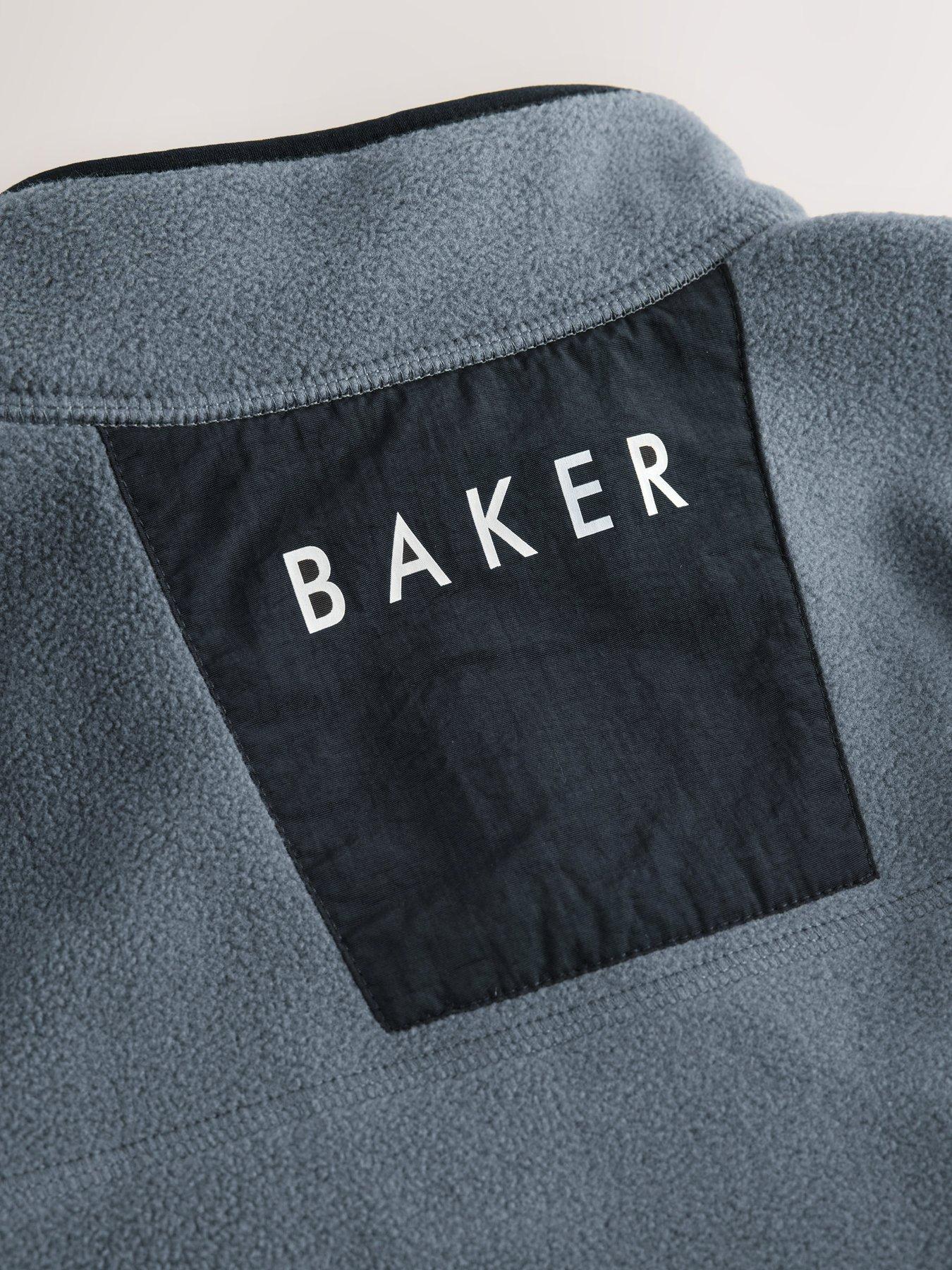 Image 5 of 7 of Ted Baker Boys Overhead Fleece Jacket - Grey