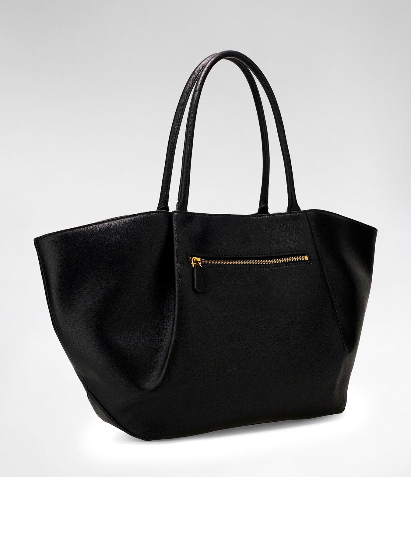 Image 3 of 5 of Guess Womens Allegra Girlfriend Structured Zip Tote Bag - Black