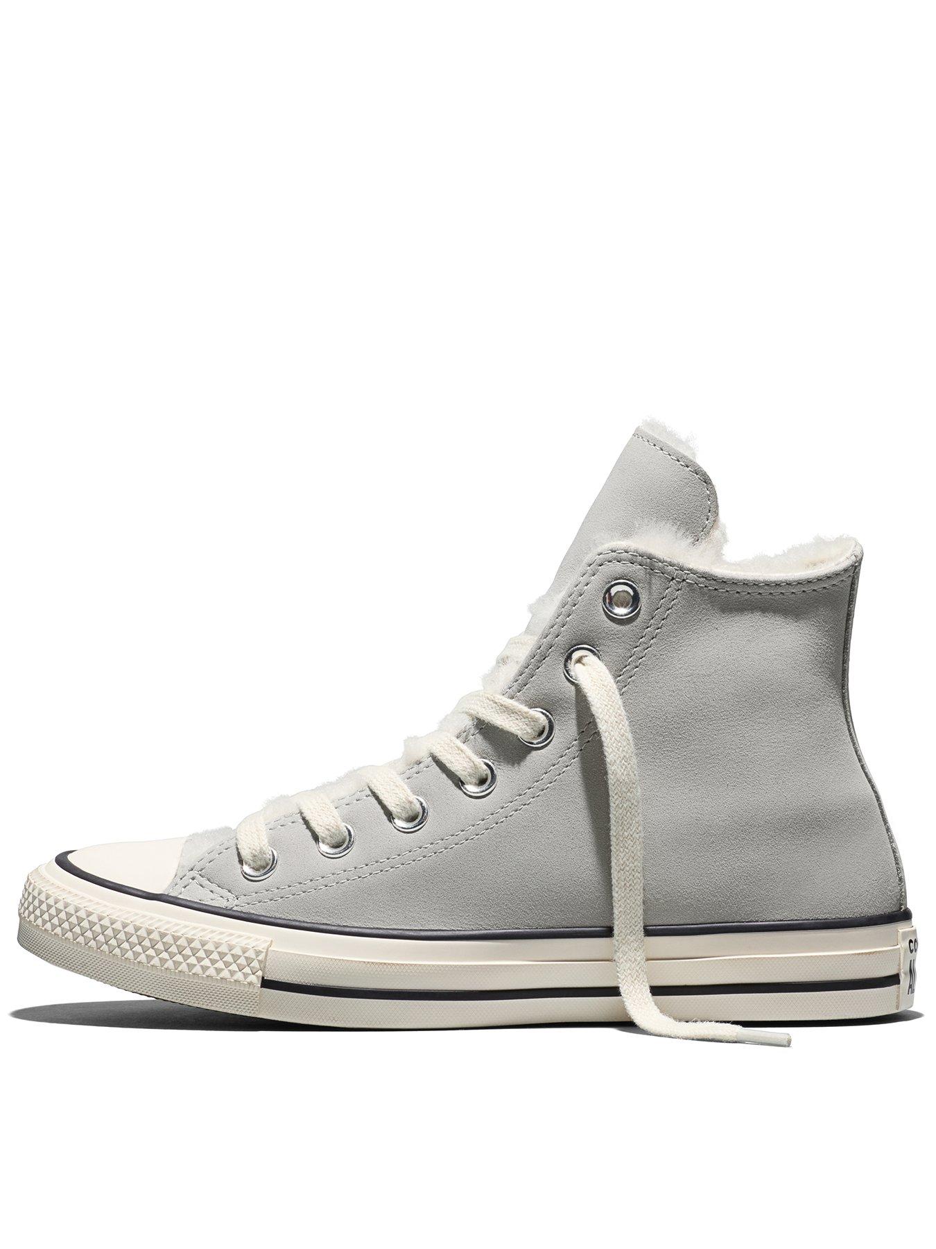 Image 3 of 6 of Converse Womens Chuck Taylor All Star Hi Winter Warm - Grey