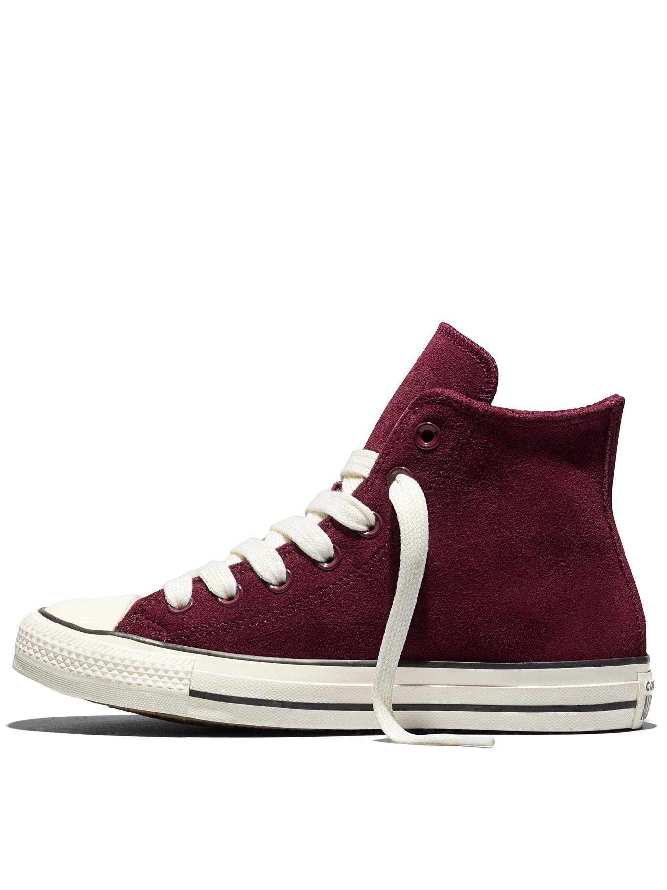 Image 3 of 6 of Converse Womens Chuck Taylor All Star Hi Sherpa Lace - Burgundy