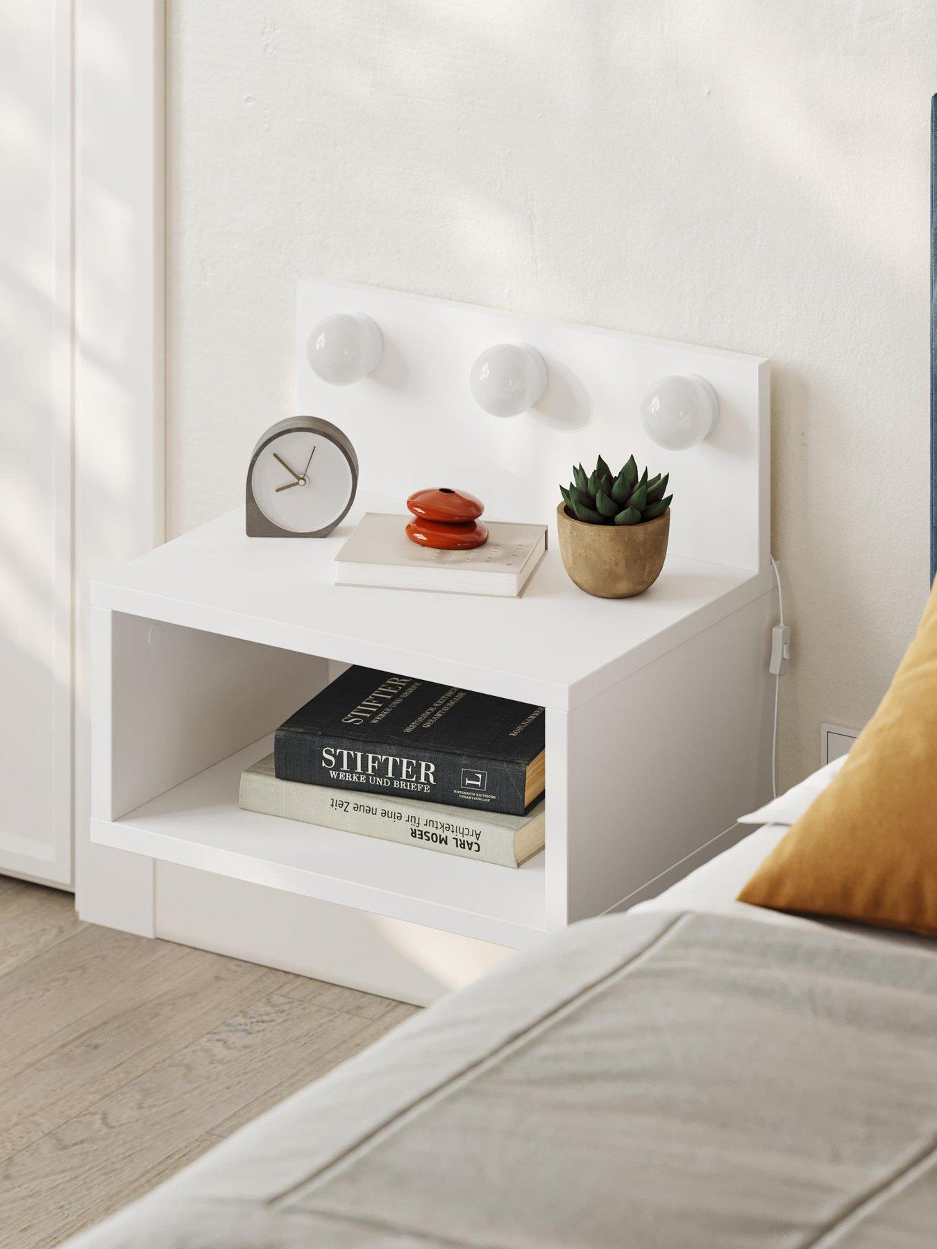 Image 1 of 6 of Decortie Treo Wall Mounted Nightstand